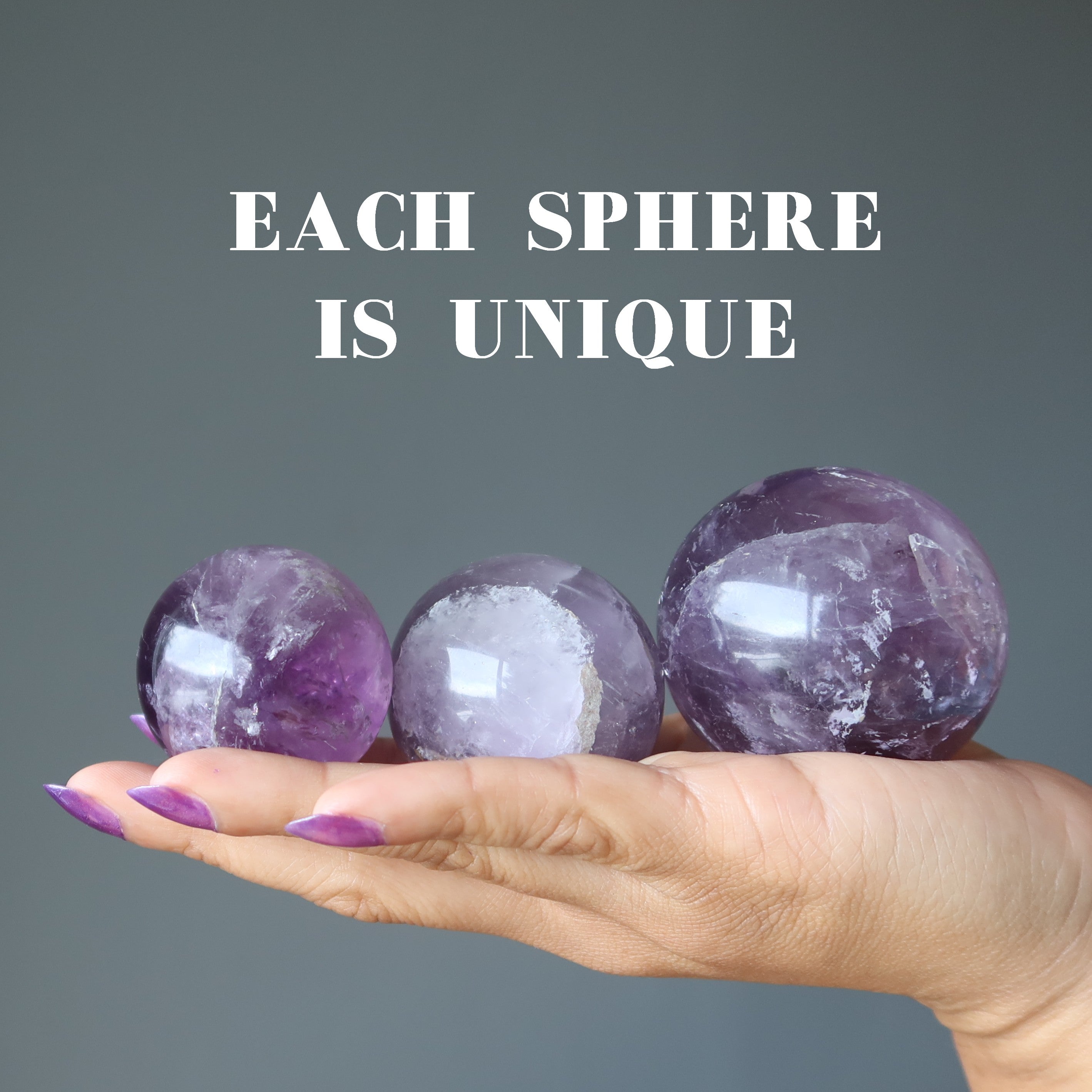 Amethyst Sphere Dream Cloud Crystal Ball