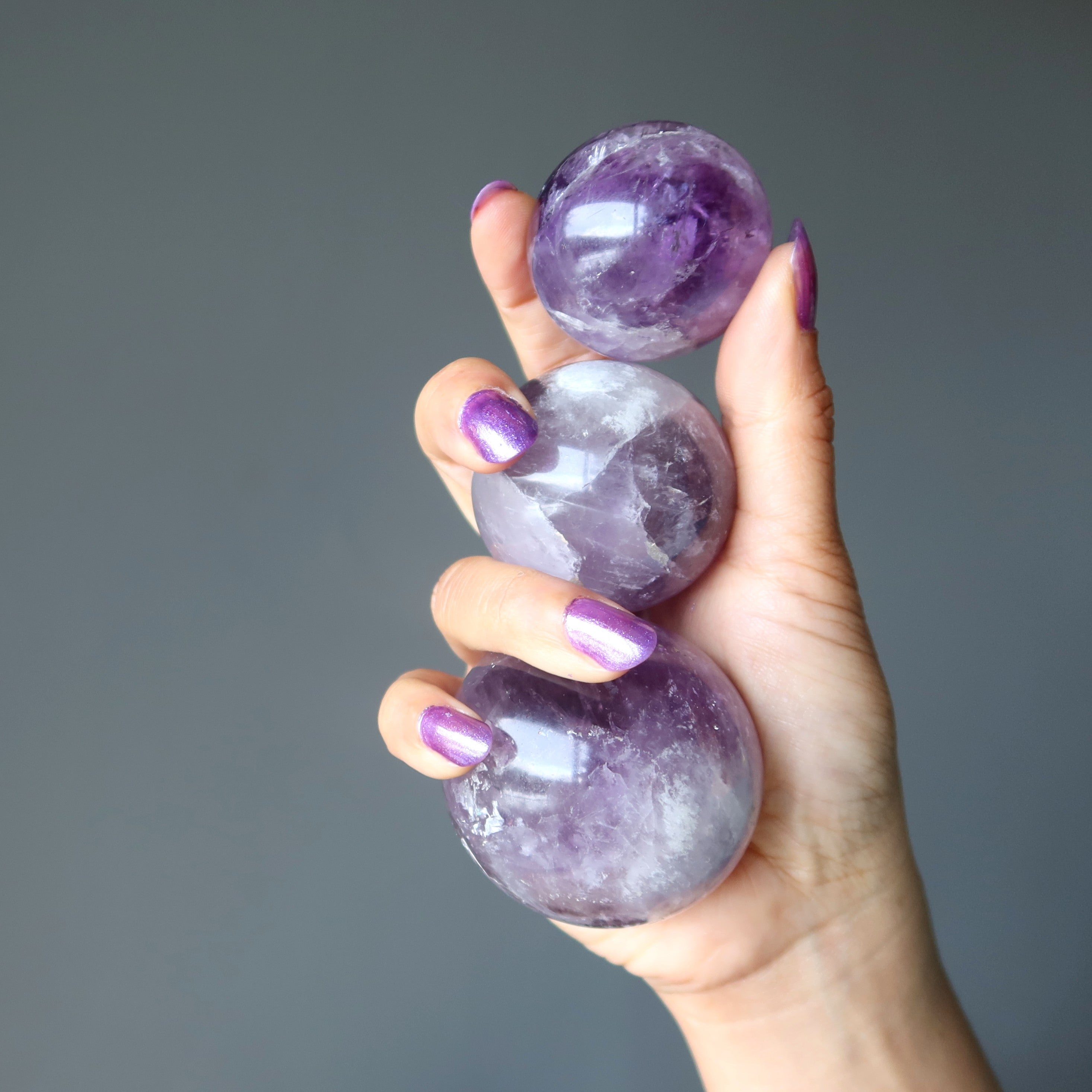 Amethyst Sphere Dream Cloud Crystal Ball