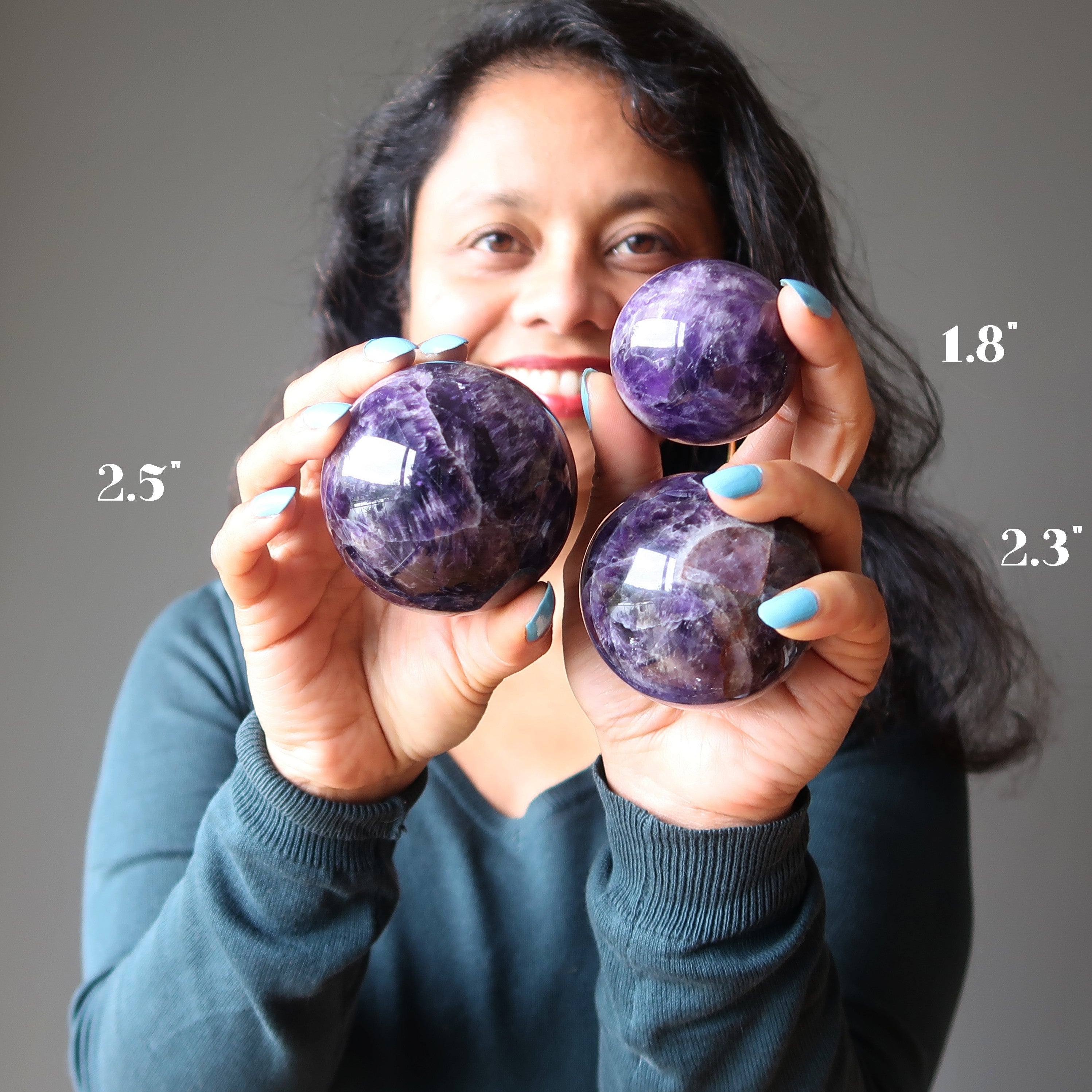 Amethyst Sphere Deep Soul Healing Dark Purple Uruguay Crystal Ball