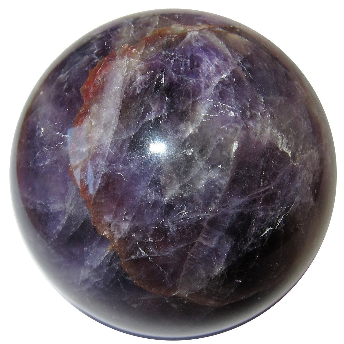 Amethyst Sphere Deep Soul Healing Dark Purple Uruguay Crystal Ball