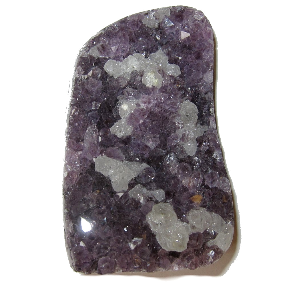Amethyst-Cluster lila Kristall stehender Display-Stein Calcit
