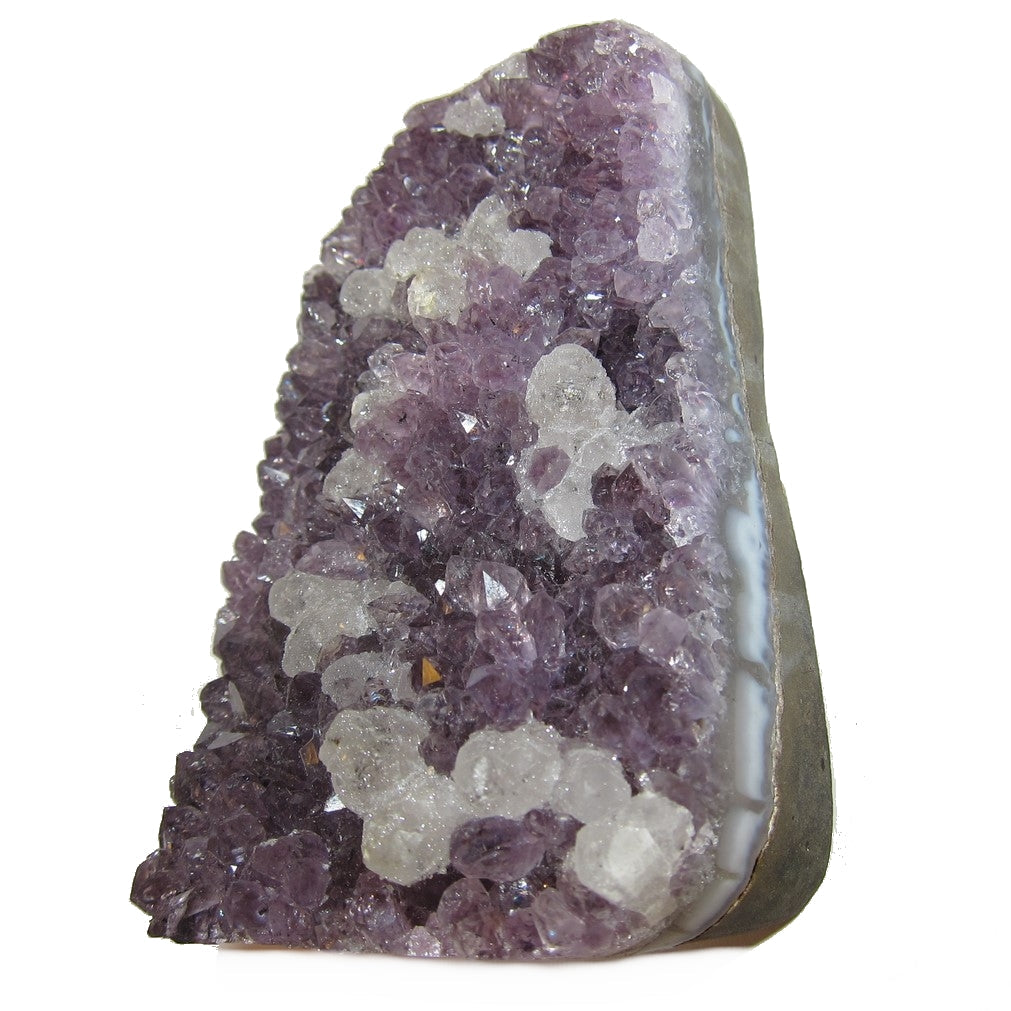 Amethyst-Cluster lila Kristall stehender Display-Stein Calcit