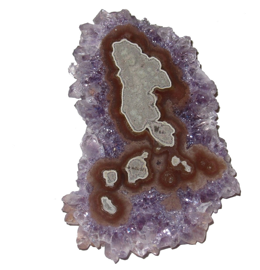 Amethyst Cabochon Glänzende Lila Scheibe des Paradieses Edelsteinblume