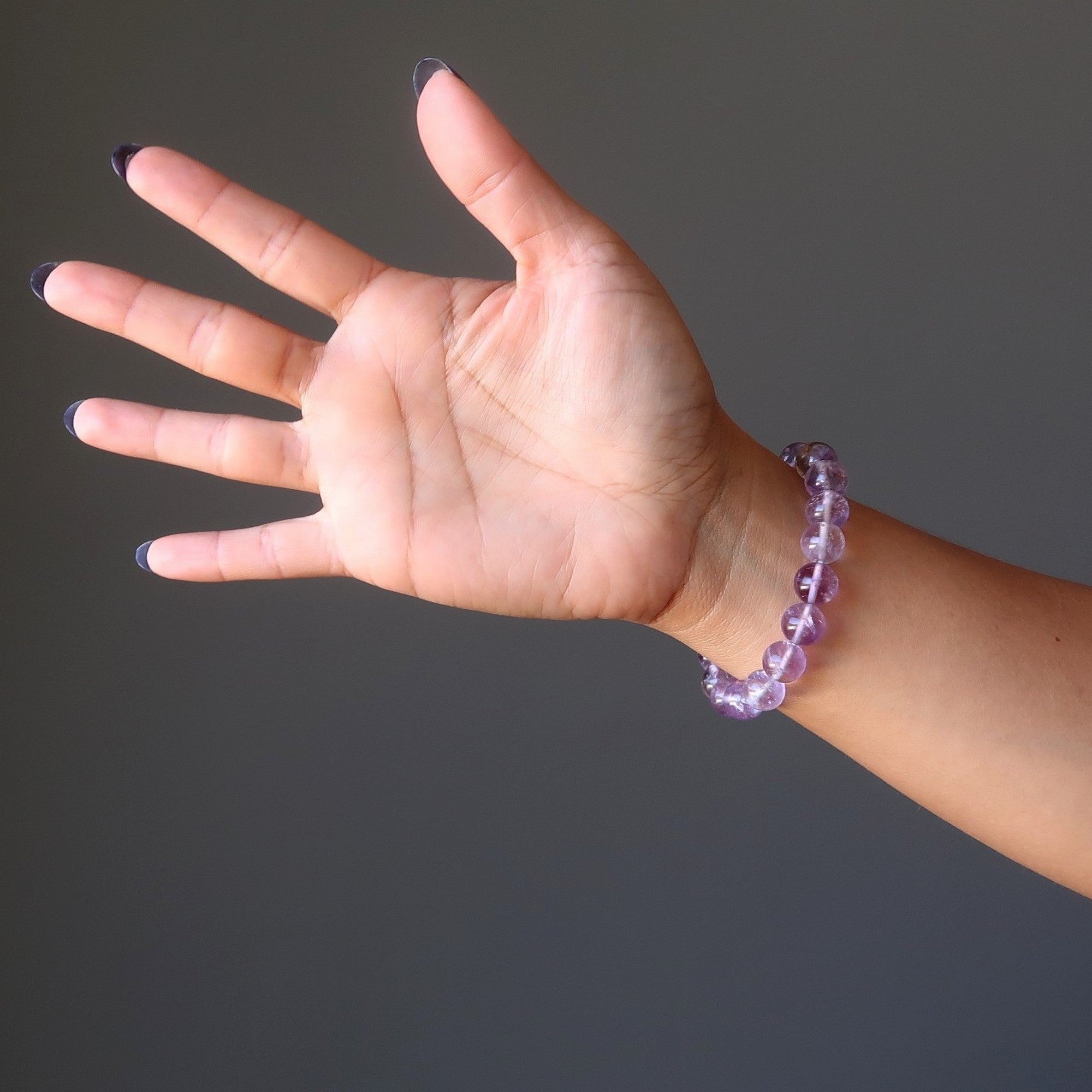 Ametrine Bracelet Natural Amethyst & Citrine Harmony Beads