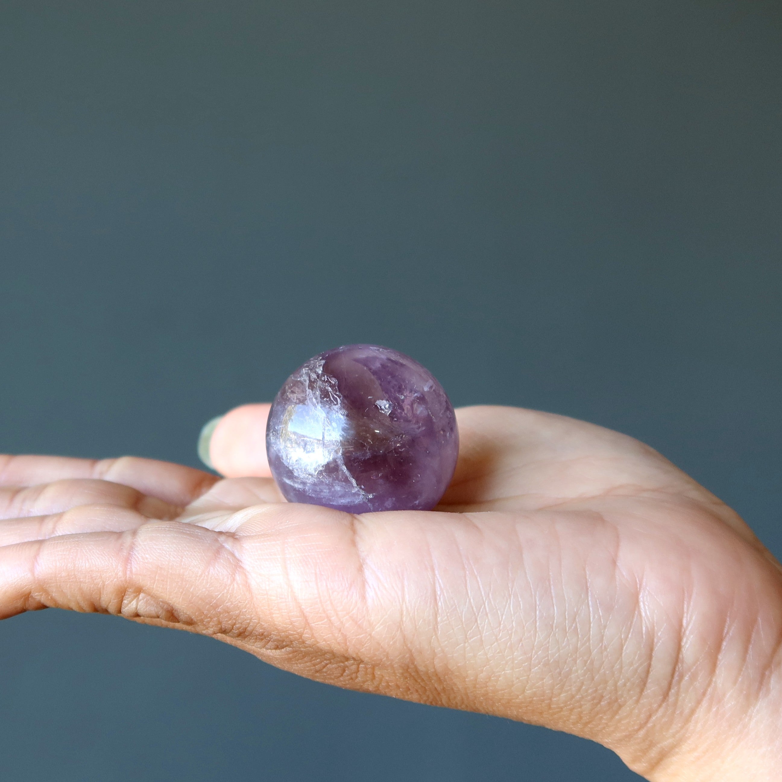Ametrin-Kugel Amethyst Citrin Kristallkugel