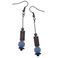 Boucles d'oreilles Angélite Maître du Ciel Bleu Bijoux Nostalgiques