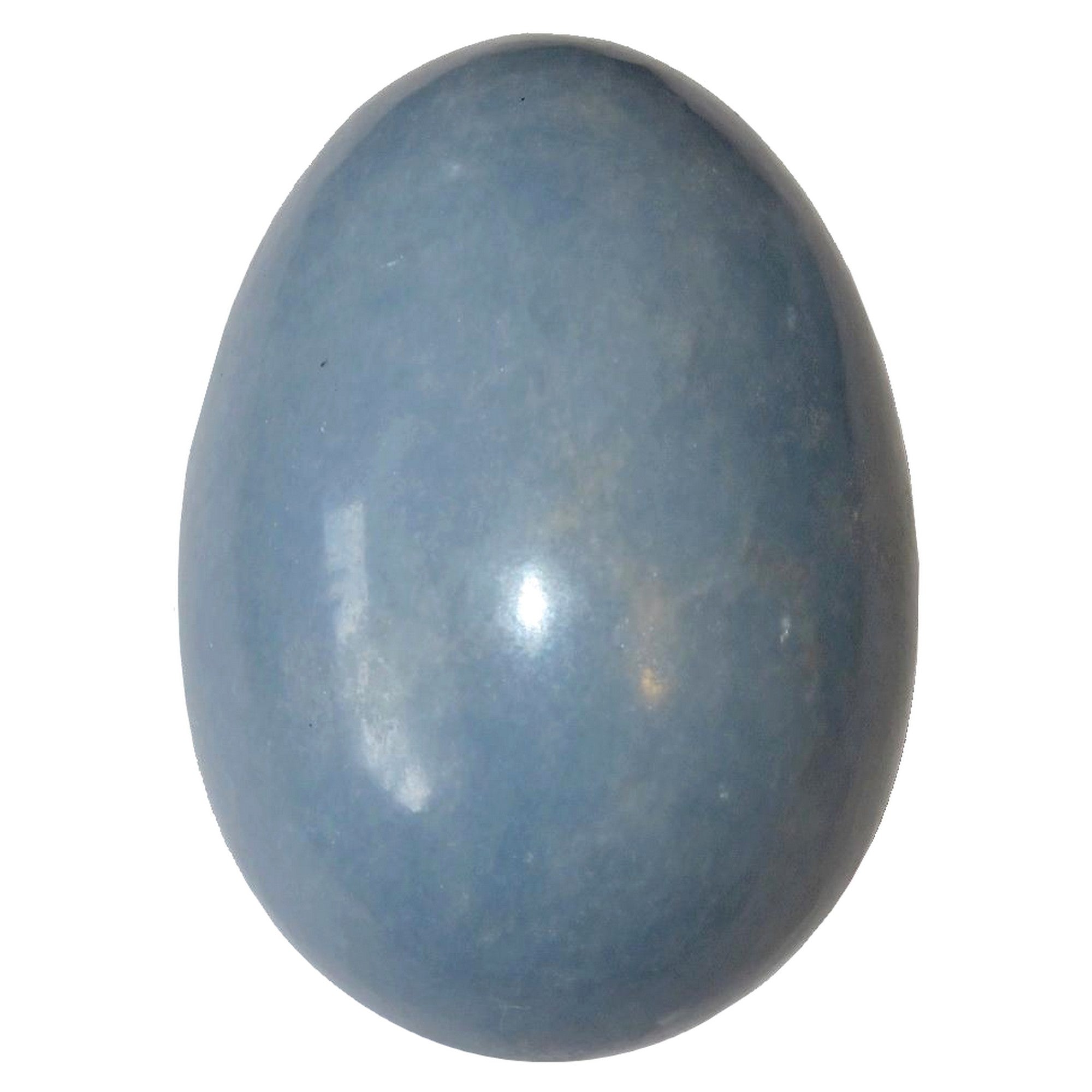 Angelite Ei Blau Schutzengel Himmlischer Meditations-Edelstein