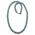 Collier Angélite Anges Autour Cristal Bleu