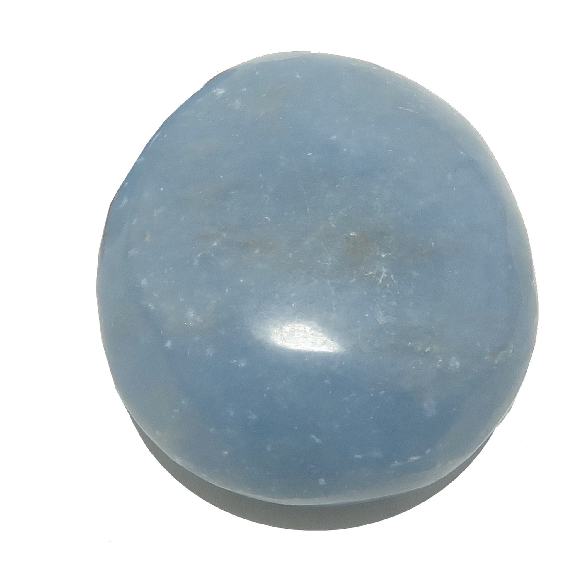 Angelite Tumbled Stone Calm Blue Crystals