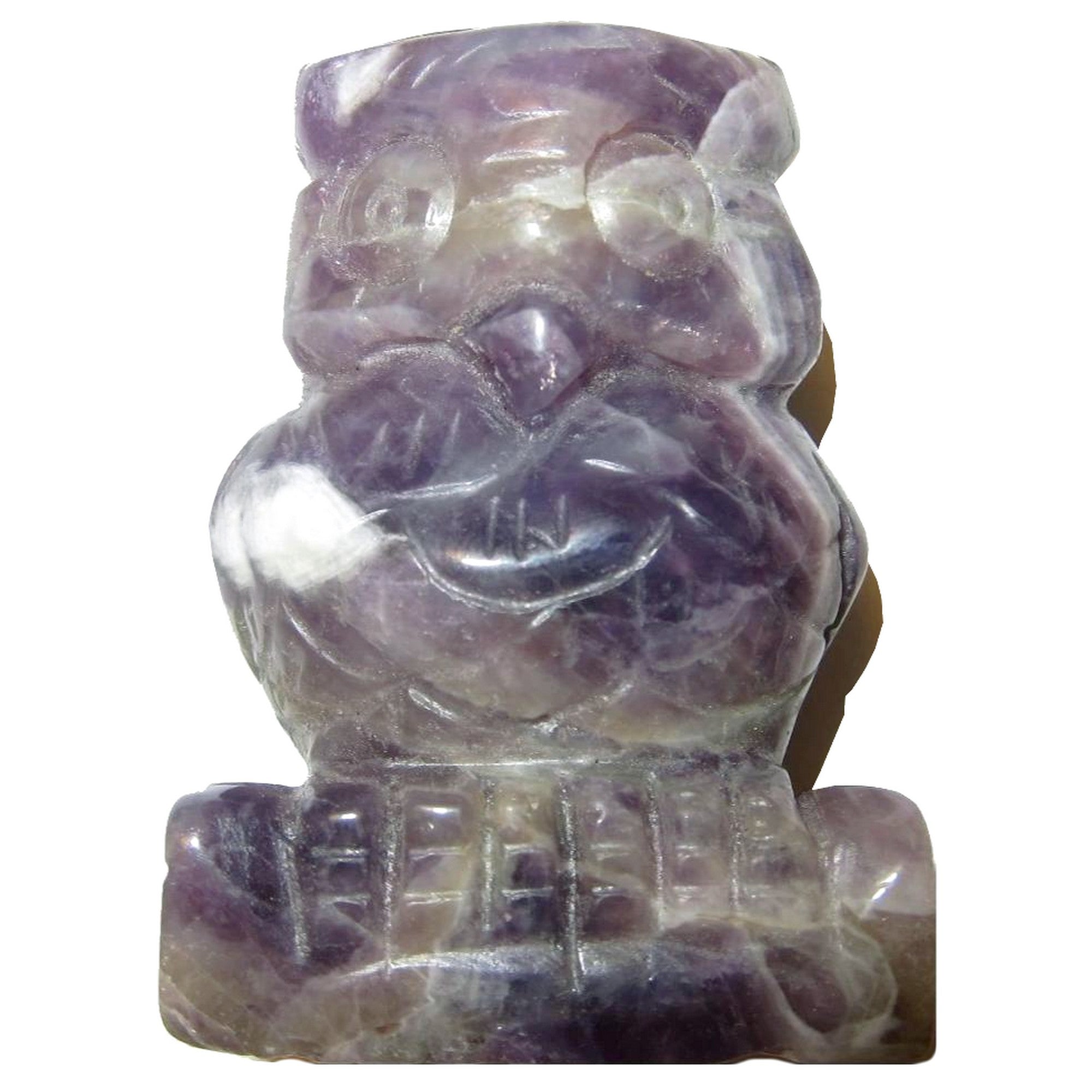 Amethyst Owl Purple Crystal Messenger Bird