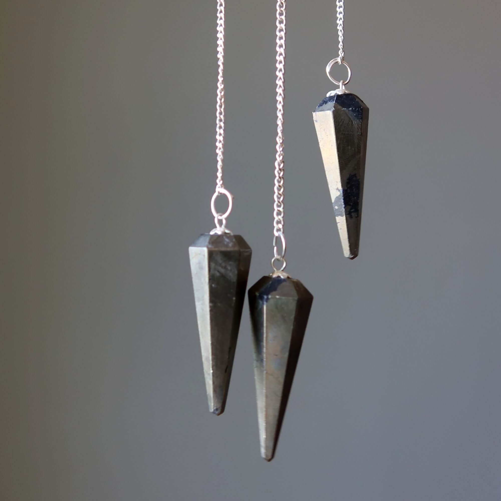 Pendule Apache Or Pyrite Pierre Sage Conseiller