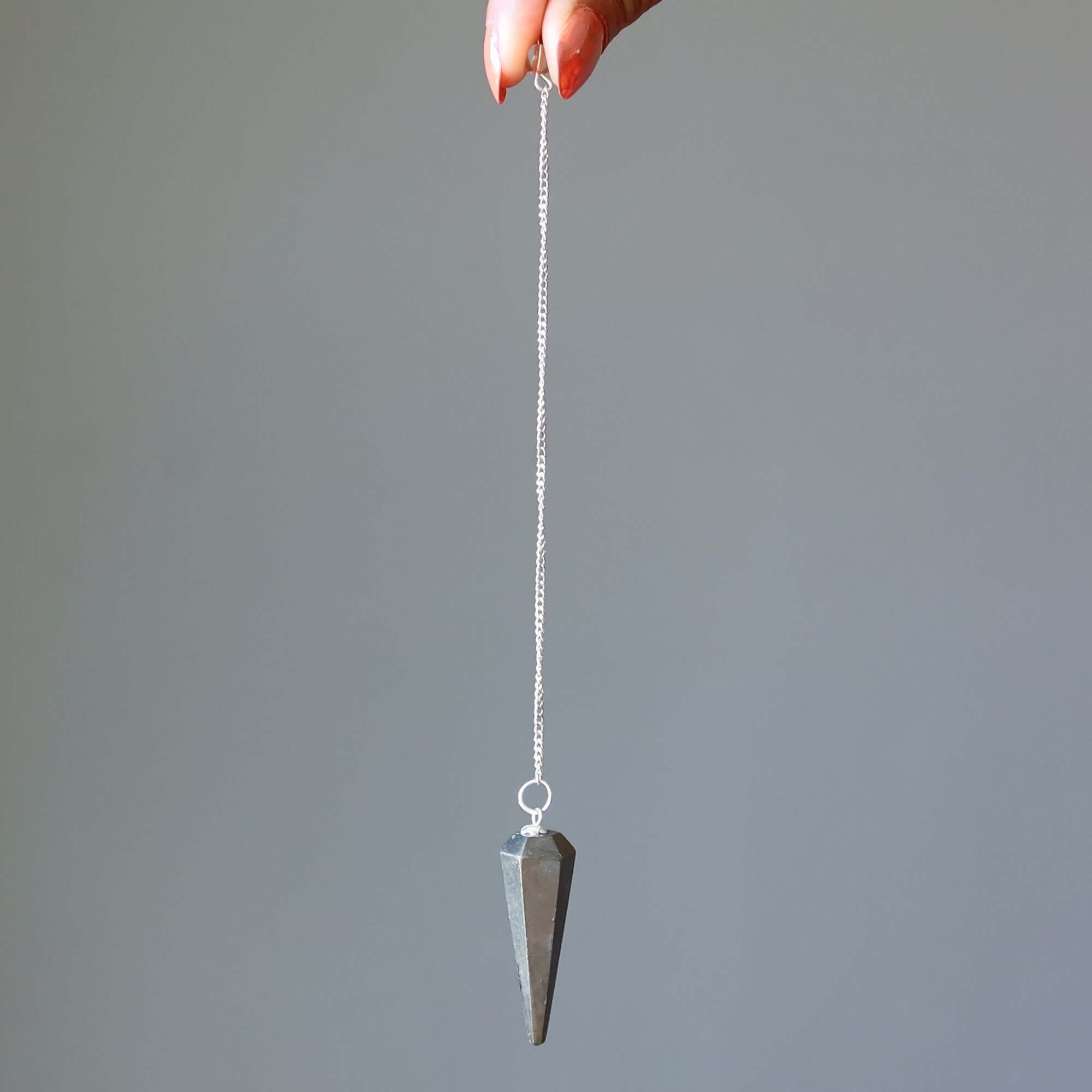Pendule Apache Or Pyrite Pierre Sage Conseiller