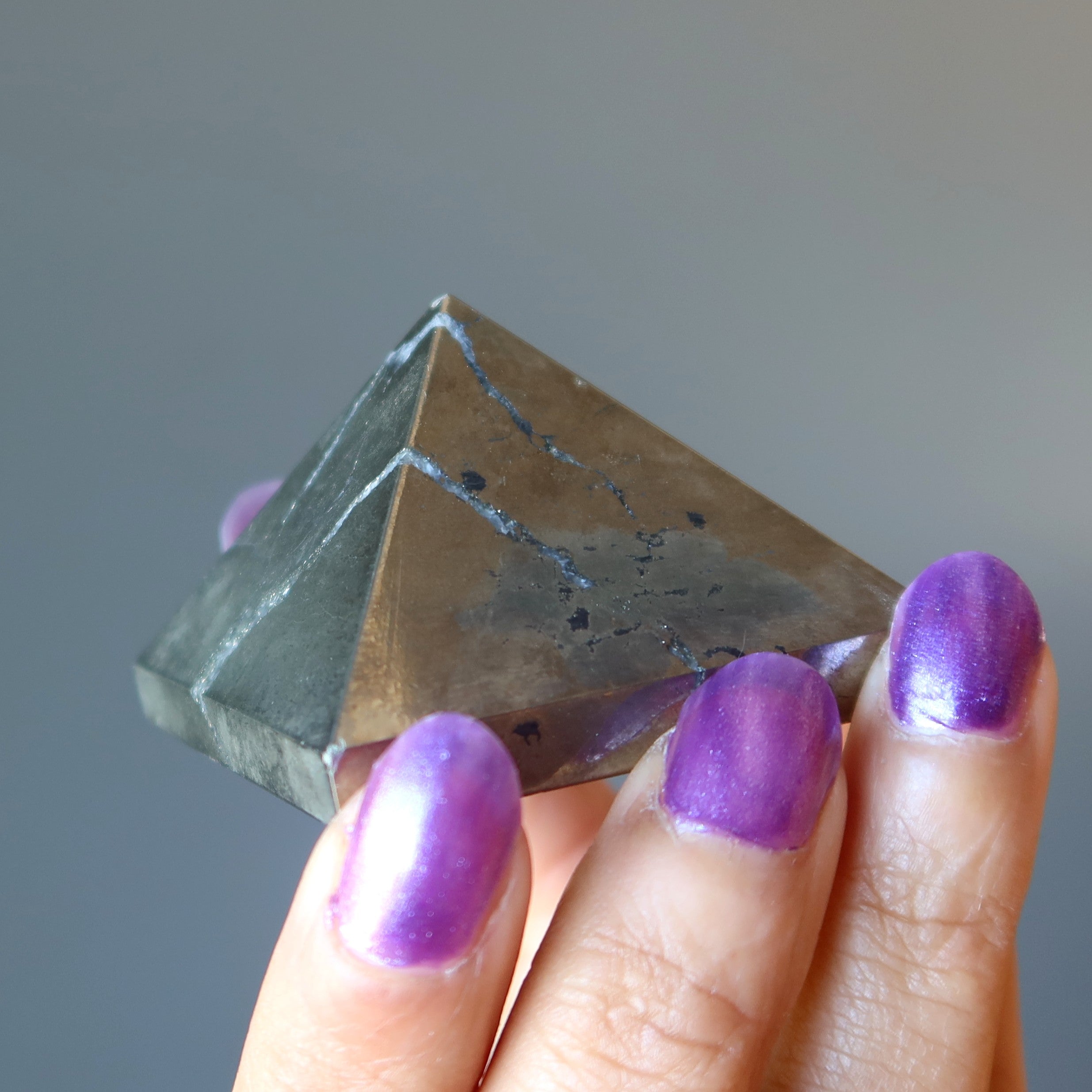 Apache Gold Pyramid Pyrite Wisdom Stone