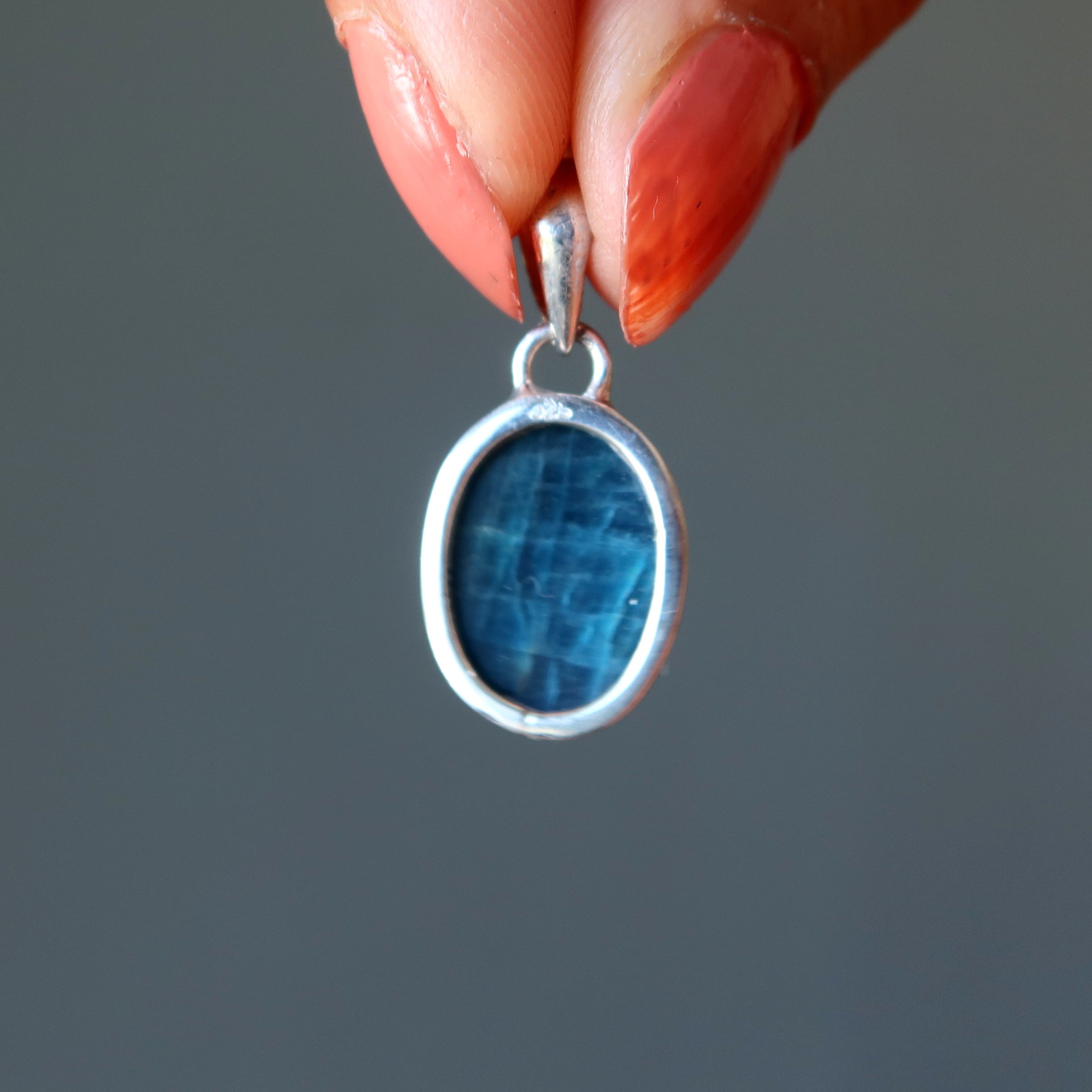 Apatite Pendant My Blue Inspiration Gem Sterling Silver