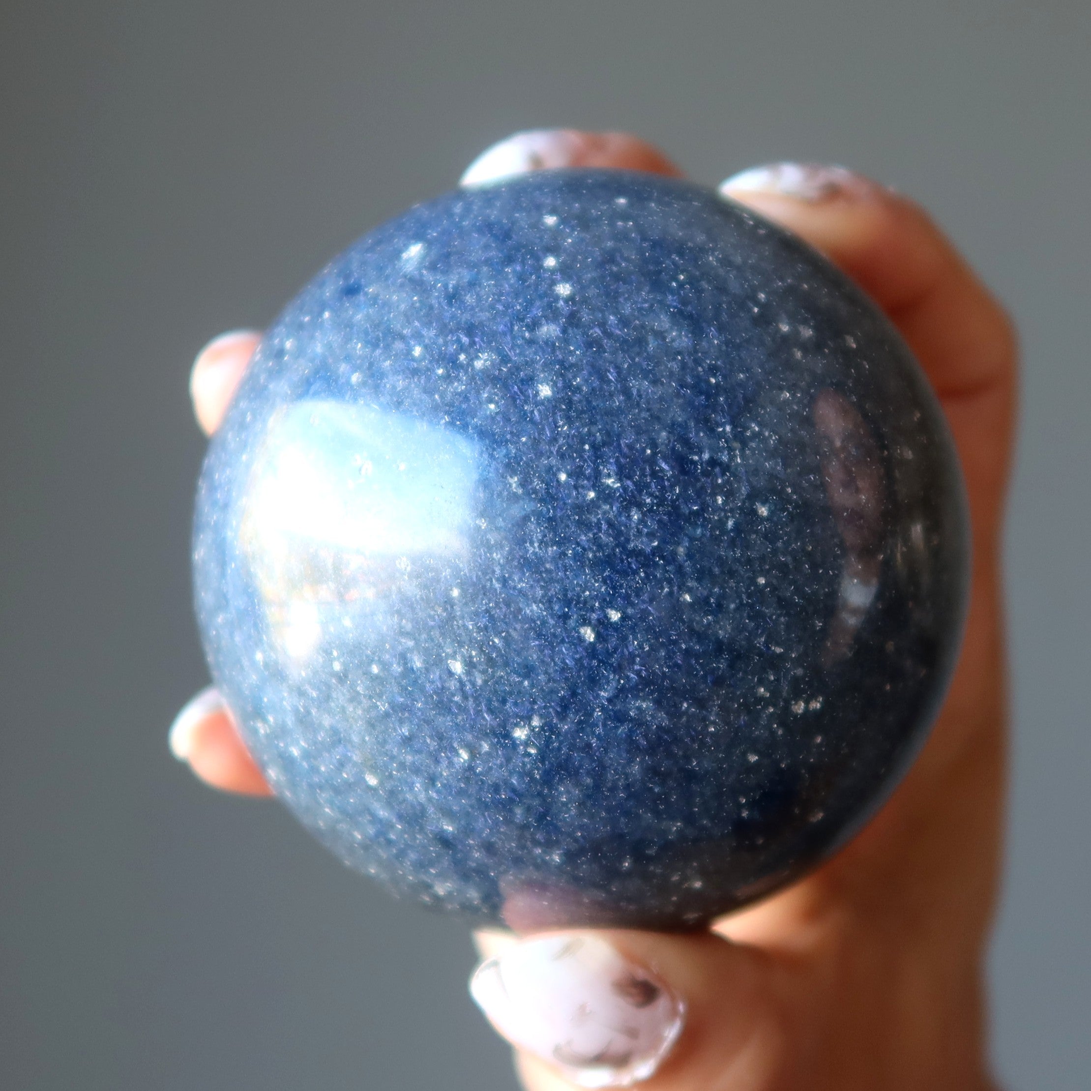 Apatit Kugel Blaue Cleavelandit Kristallkugel