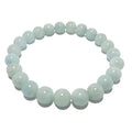 Bracelet Aigue-marine Perles de Pierres Précieuses de Béatitude Précieuse