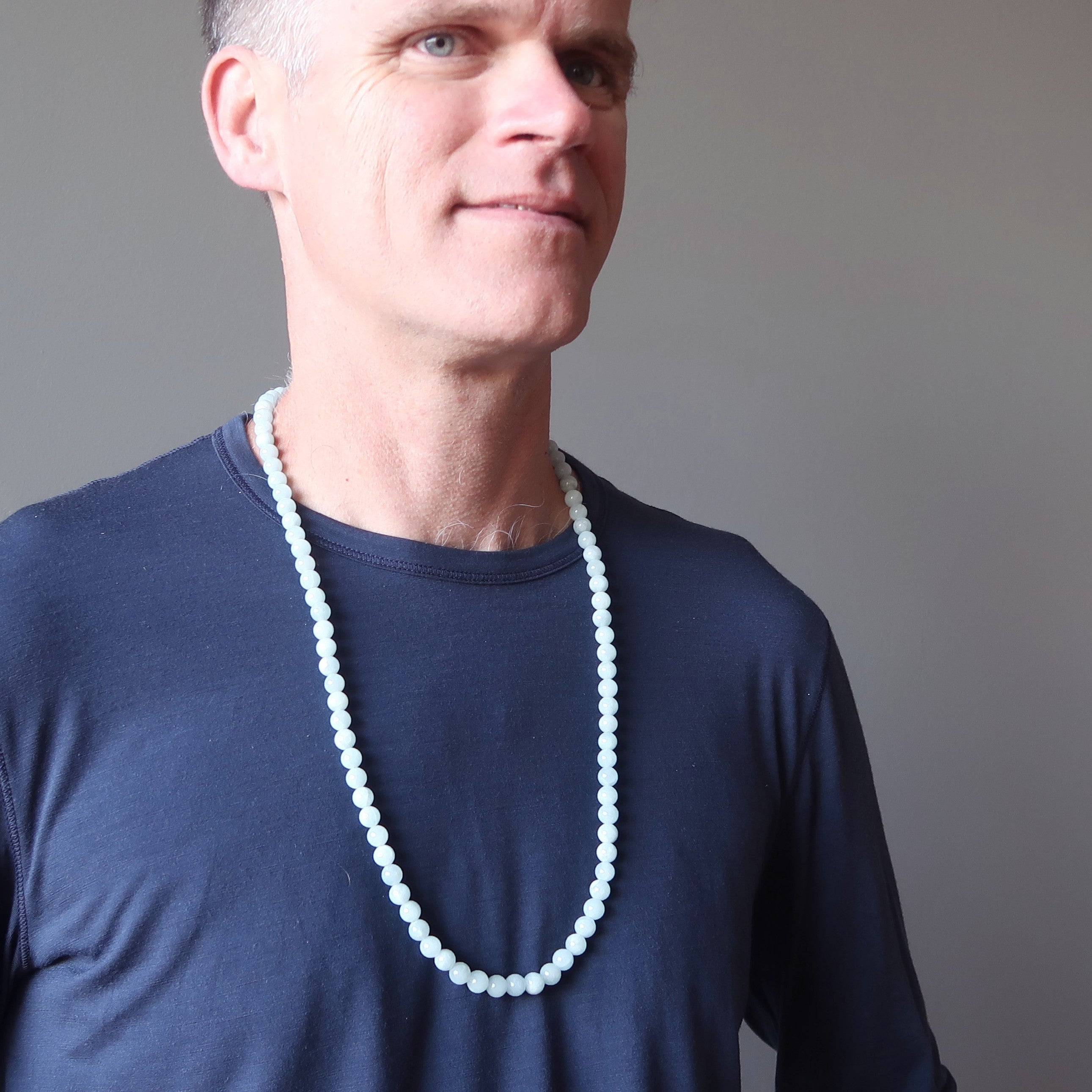 Aquamarine Necklace Ice Cool Blue Crystals