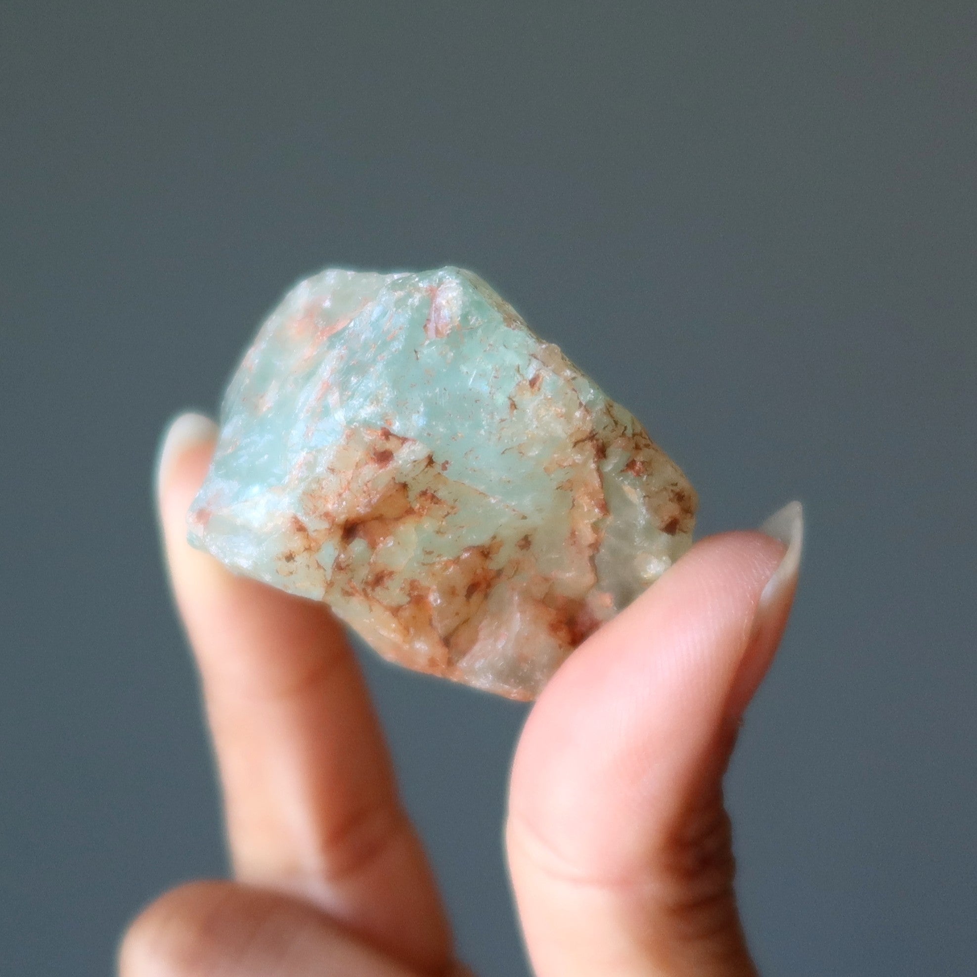 Aquamarine Raw Crystal Bundle Soul Cleansing Set of 9