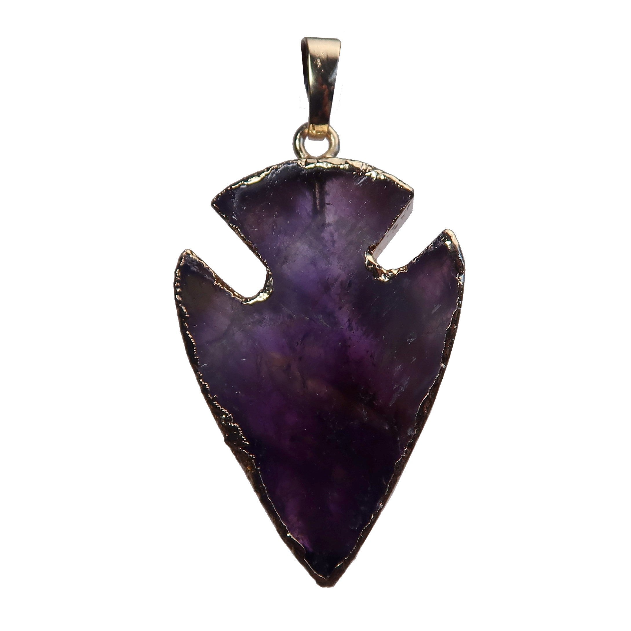 Amethyst-Anhänger Schlüssel zum Spirituellen Königreich Pfeilspitzen-Edelstein