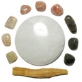 Astrology Set Sun-Moon Crystals and Selenite Charger