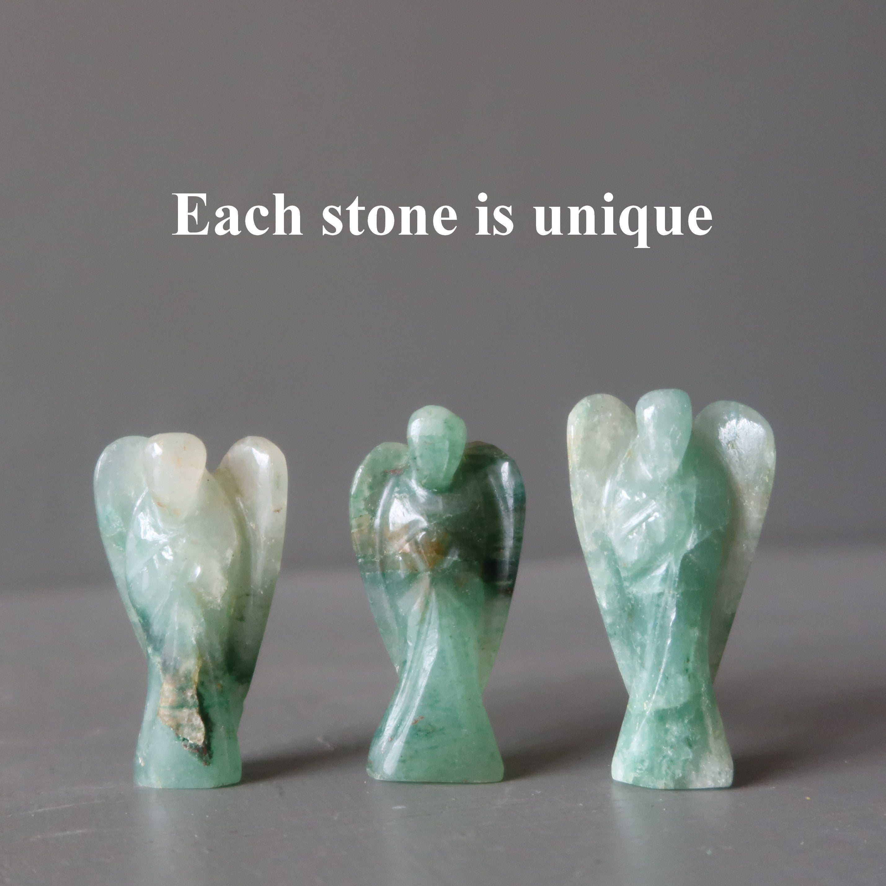Green Aventurine Angel of Abundance Crystal Figurine