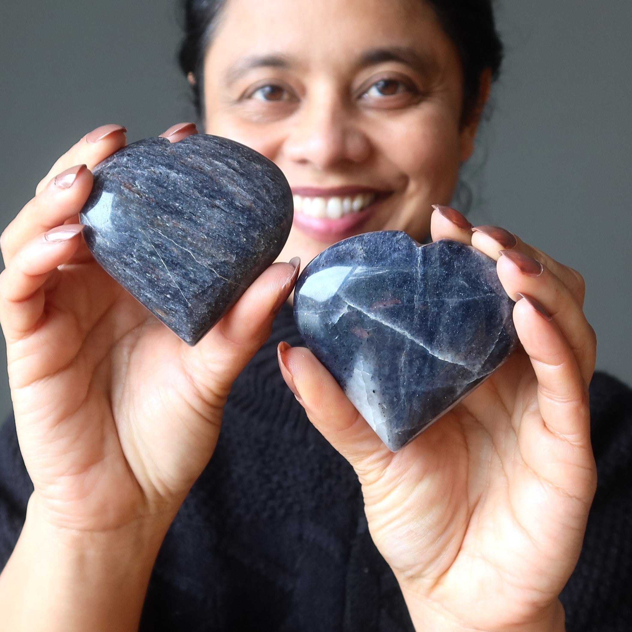 Blue Aventurine Heart Majestic Abundance Crystal