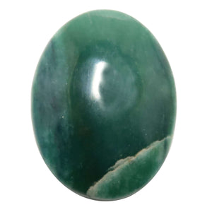 Green Aventurine Grid Crystal Oval of Wealth Wounded Warrior