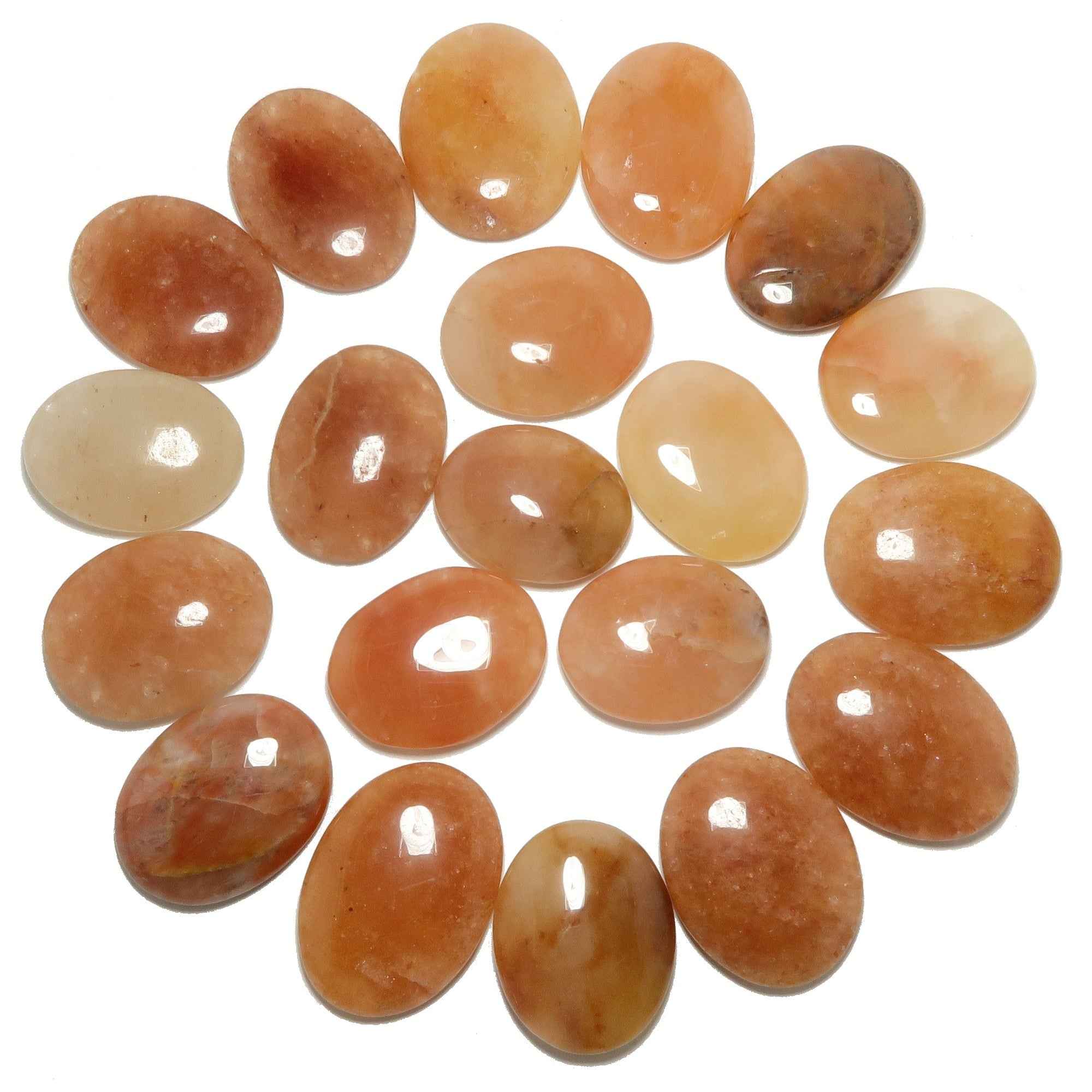 Red Aventurine Grid Crystal Bundle Wealth Set of 22