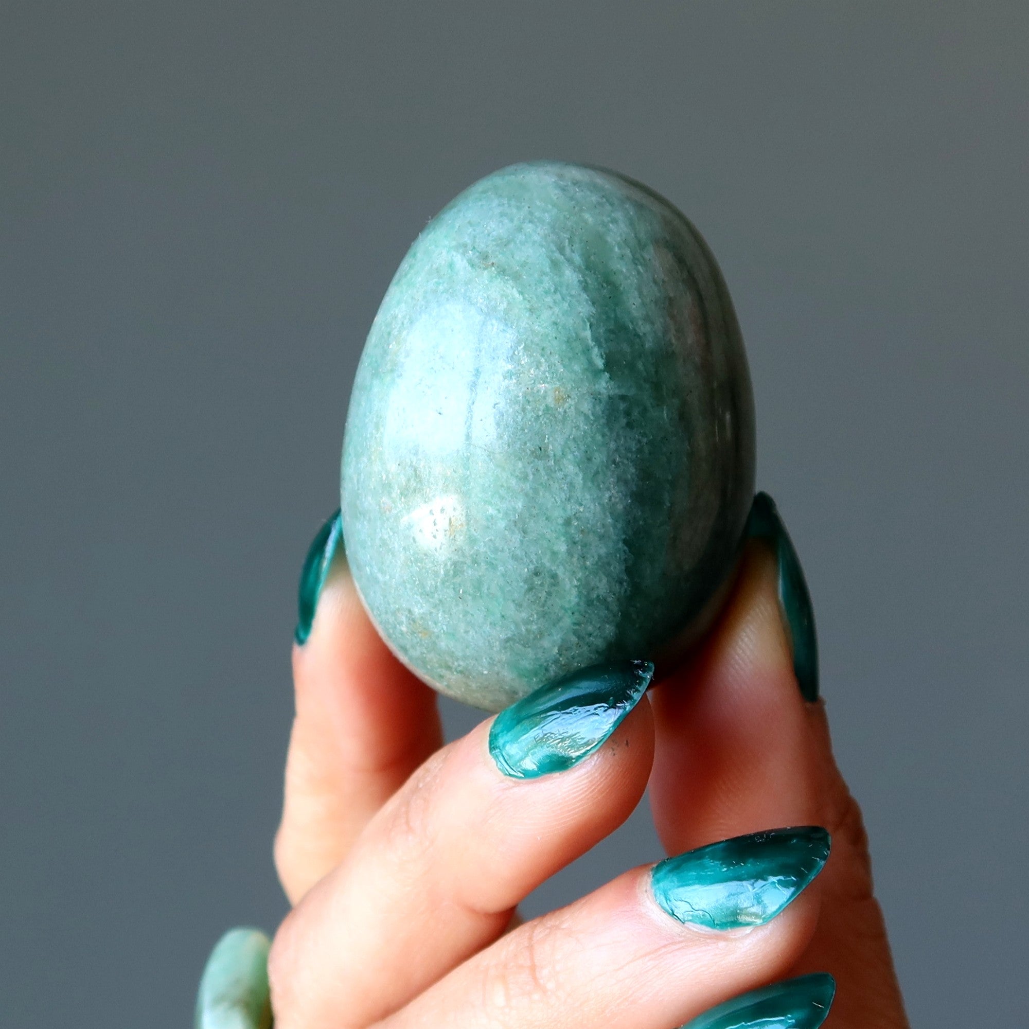 Green Aventurine Egg Money-Positive Abundance Nest
