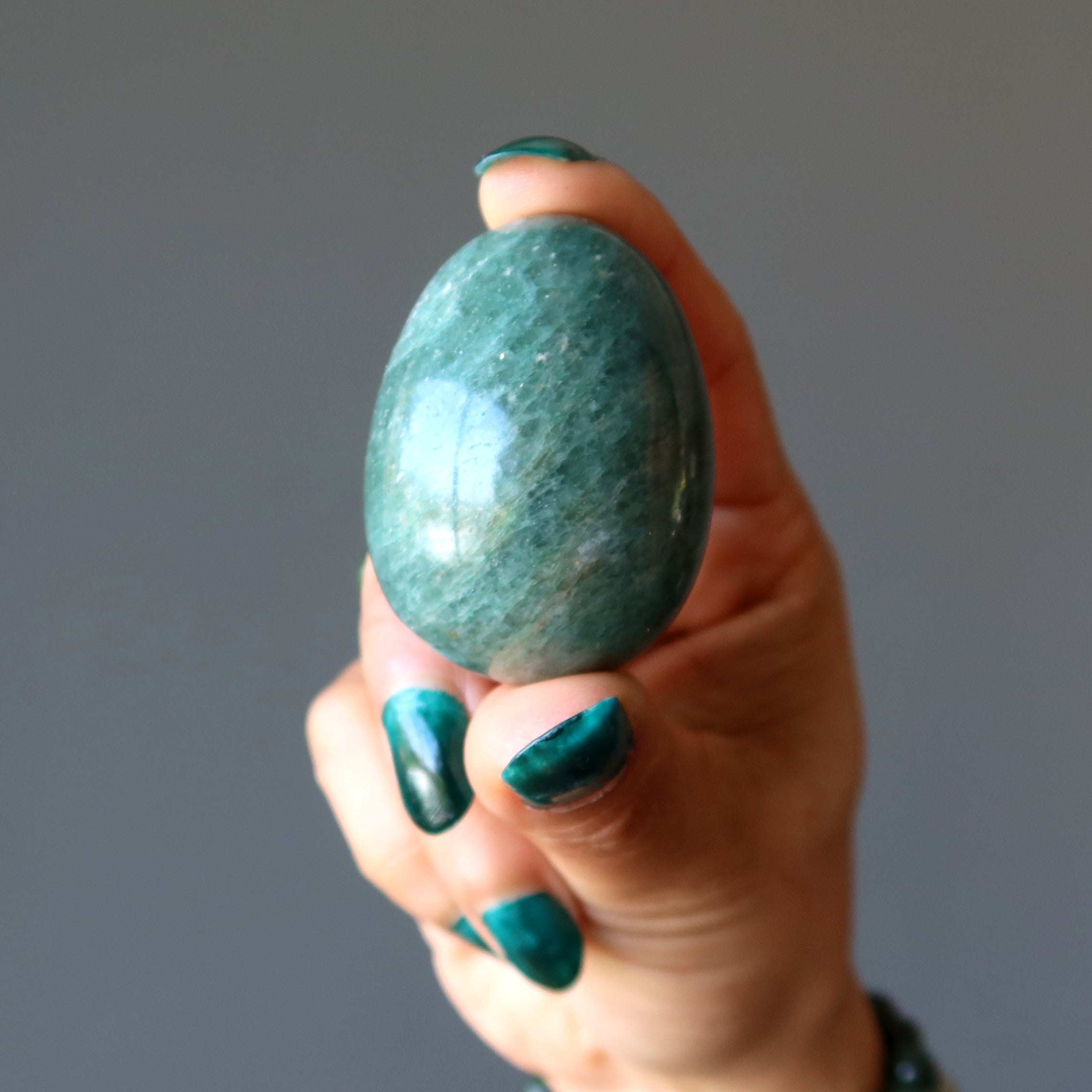 Green Aventurine Egg Money-Positive Abundance Nest