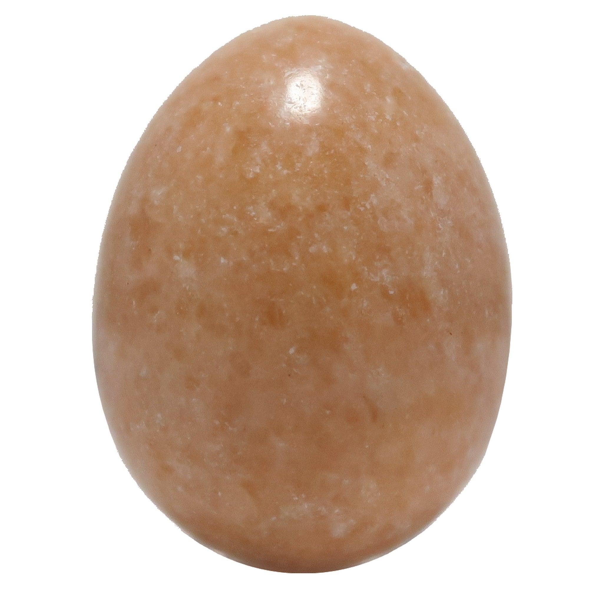 Red Aventurine Egg Orange Sunburst of Abundance Crystal