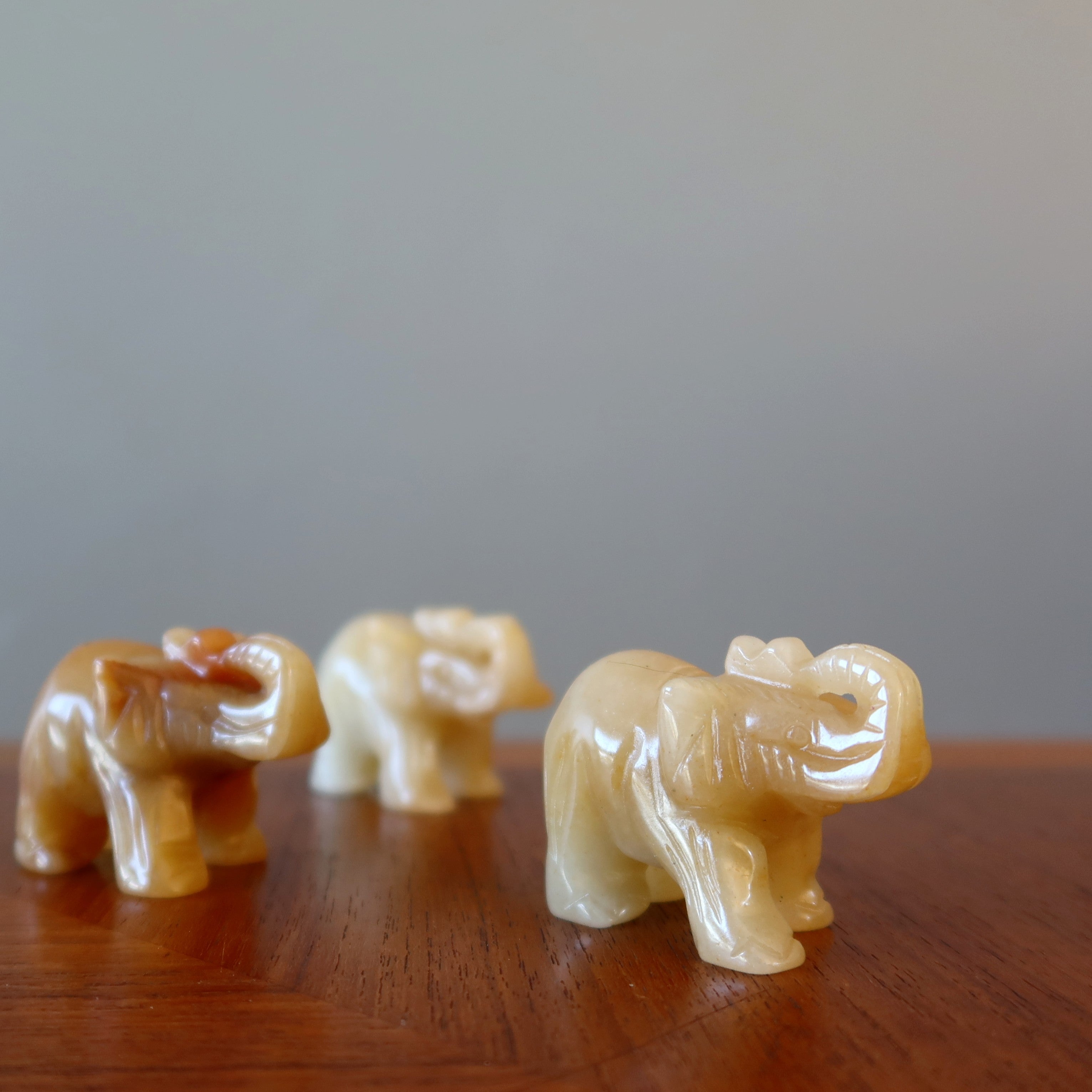 Gelber Aventurin Elefant Goldene Ära Schätze Tier