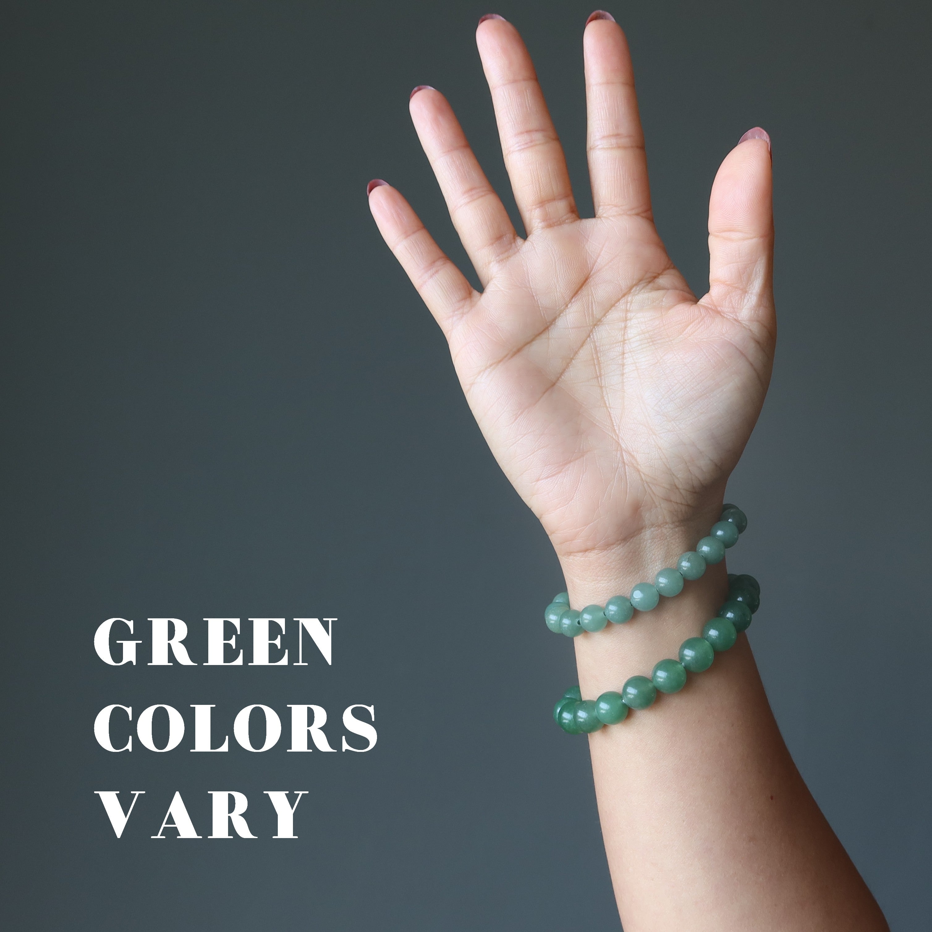 Green Aventurine Bracelet Natural Stone Abundance Attraction