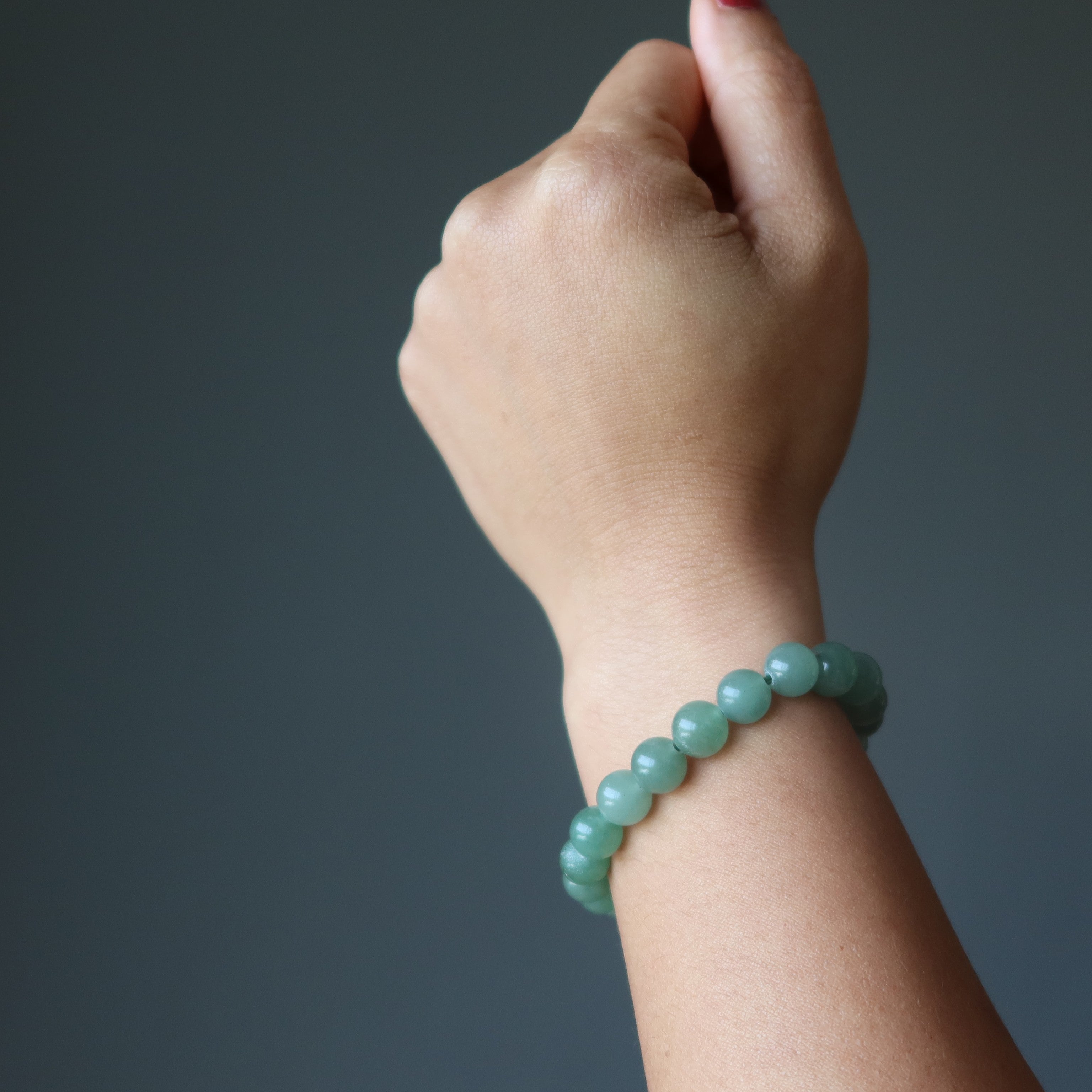 Green Aventurine Bracelet Natural Stone Abundance Attraction