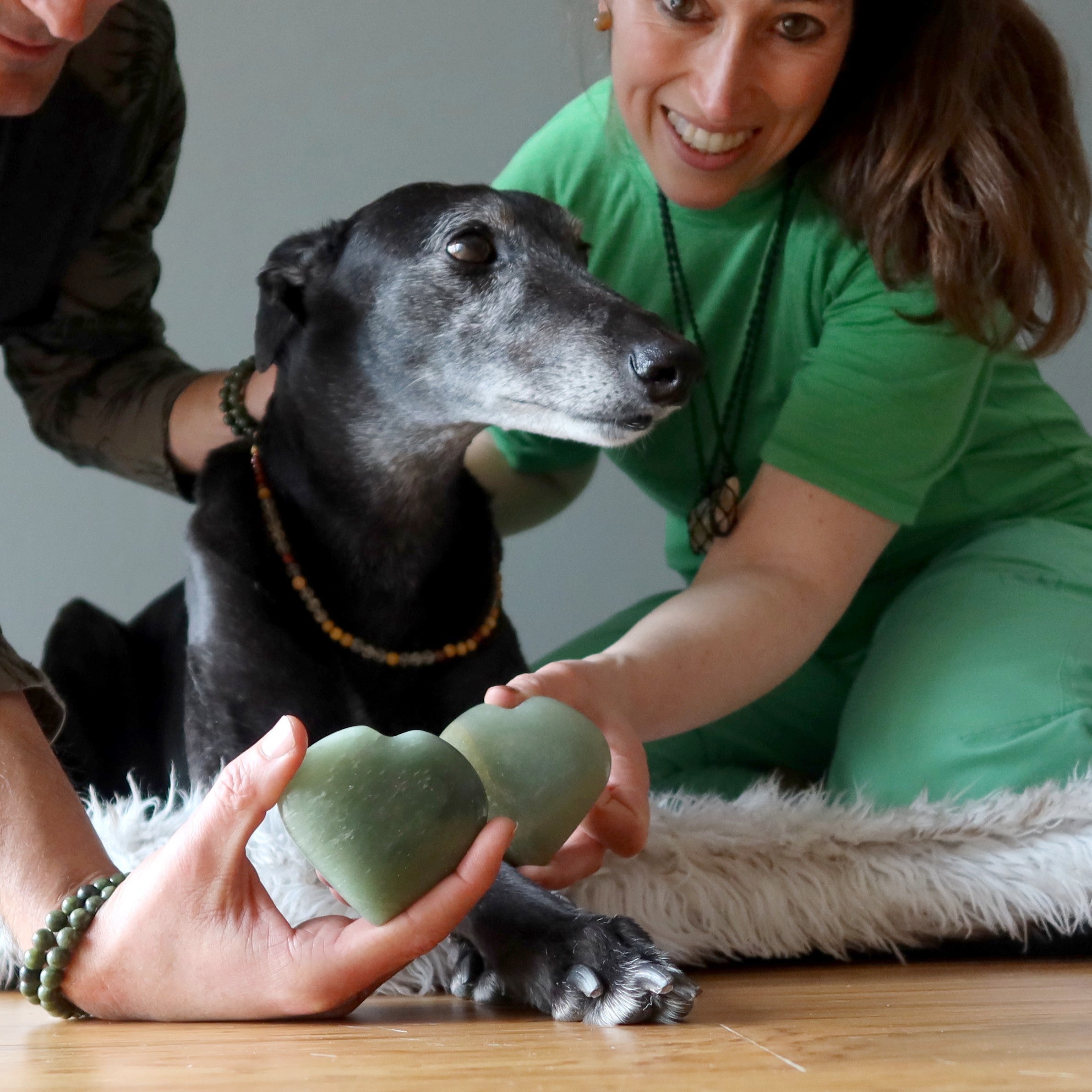 Pierre Cœur d'aventurine verte, Gratitude et Amour