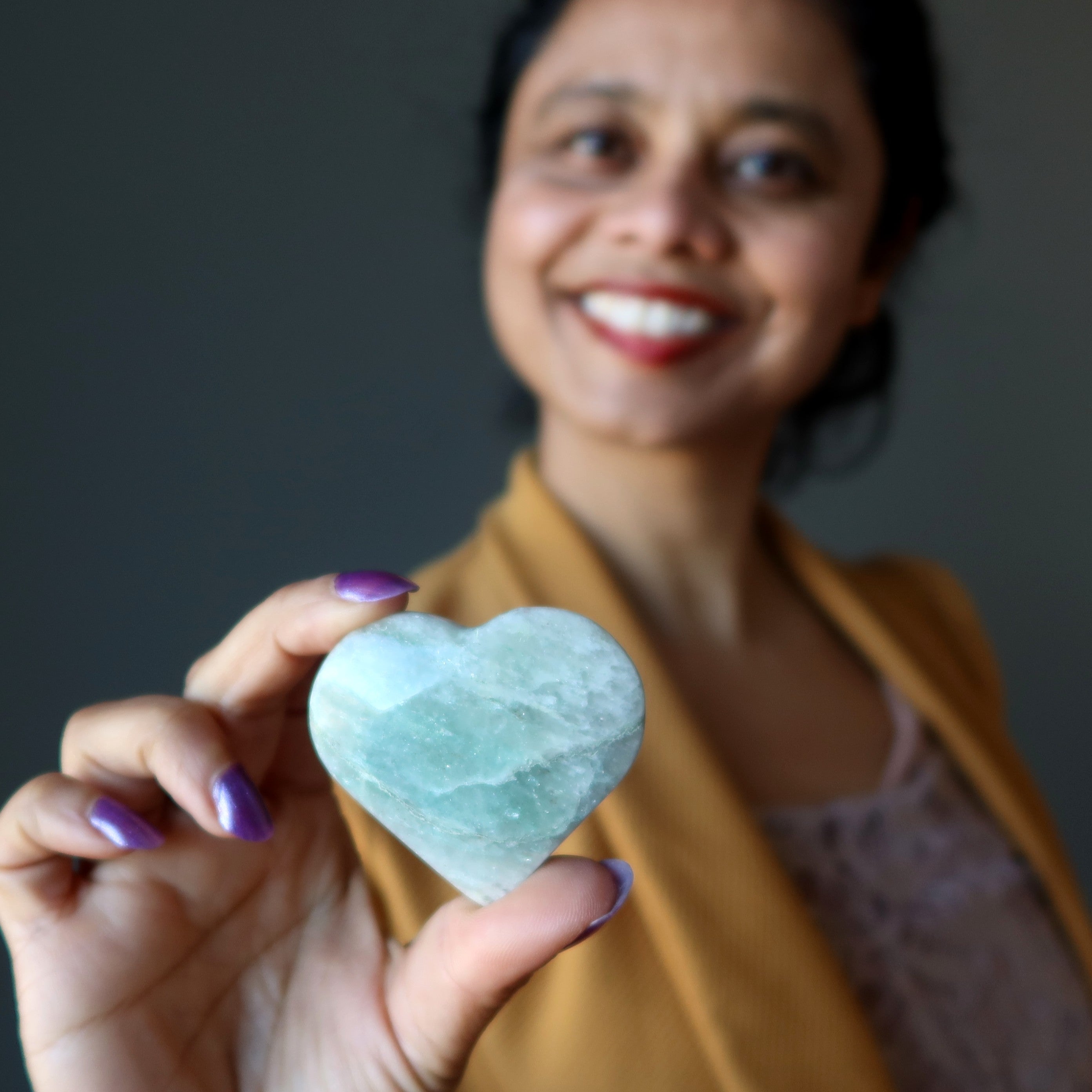 Cœur en aventurine verte : pierre de cristal pour un amour riche et robuste