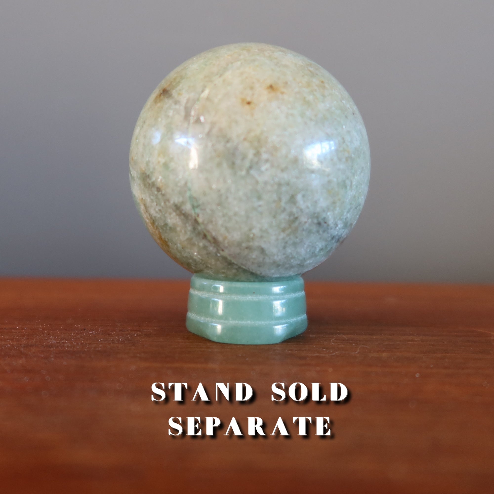 Green Aventurine Sphere Lucky Streaks Crystal Ball