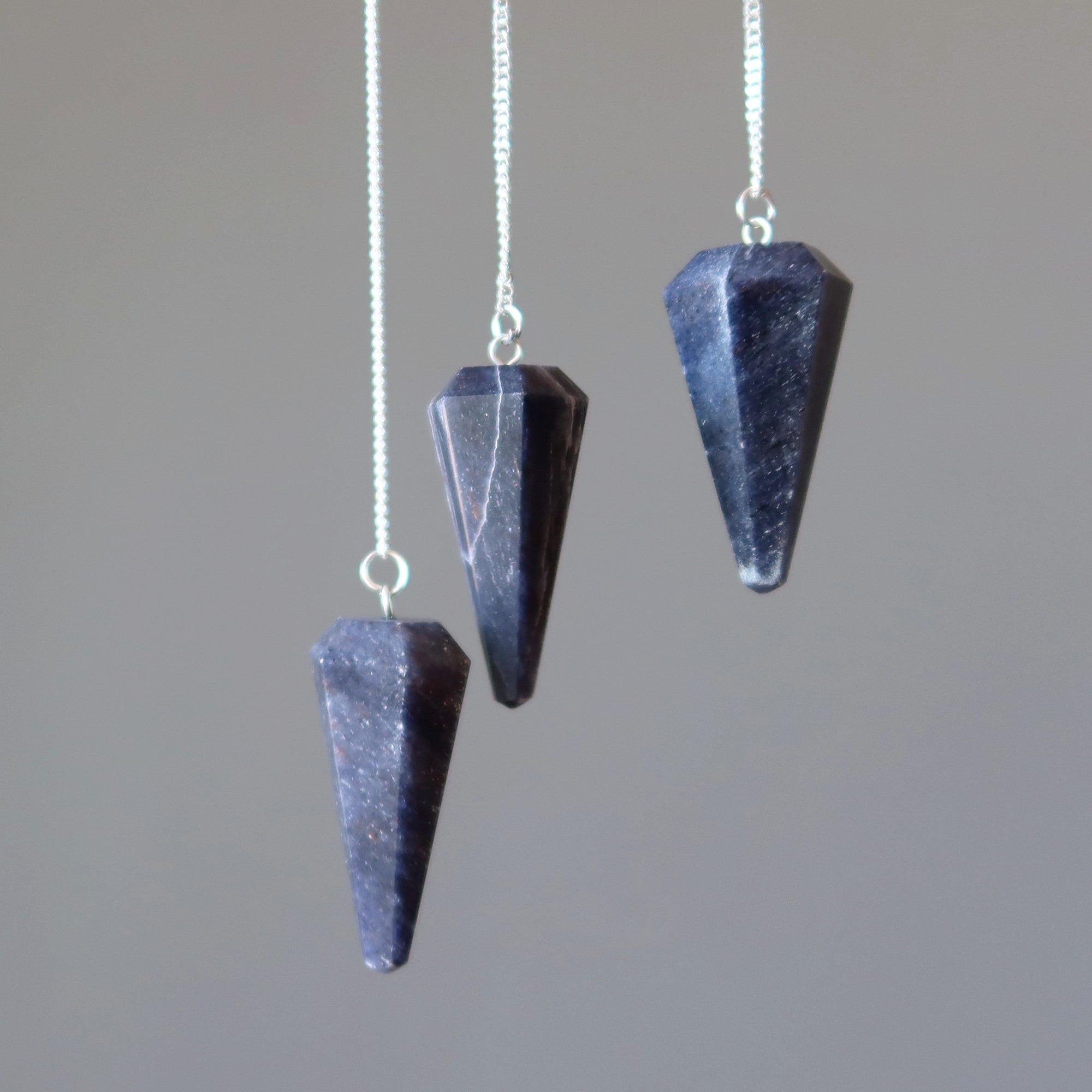Mitternachtsblauer Aventurin Pendel Zeit
