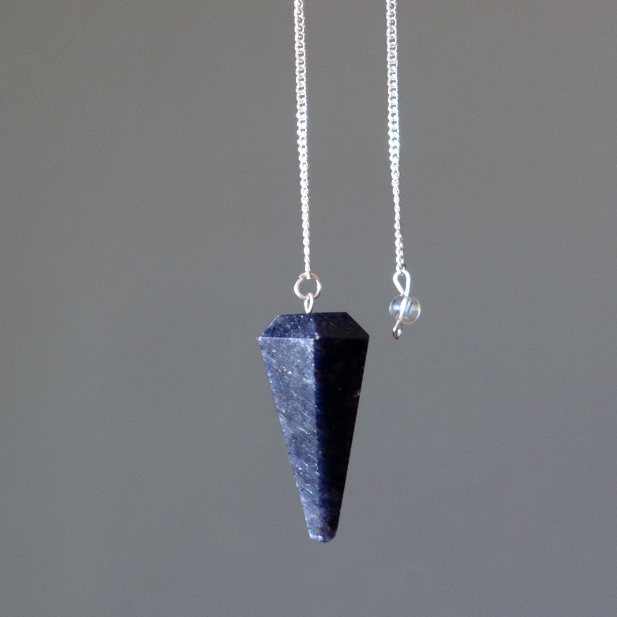 Mitternachtsblauer Aventurin Pendel Zeit