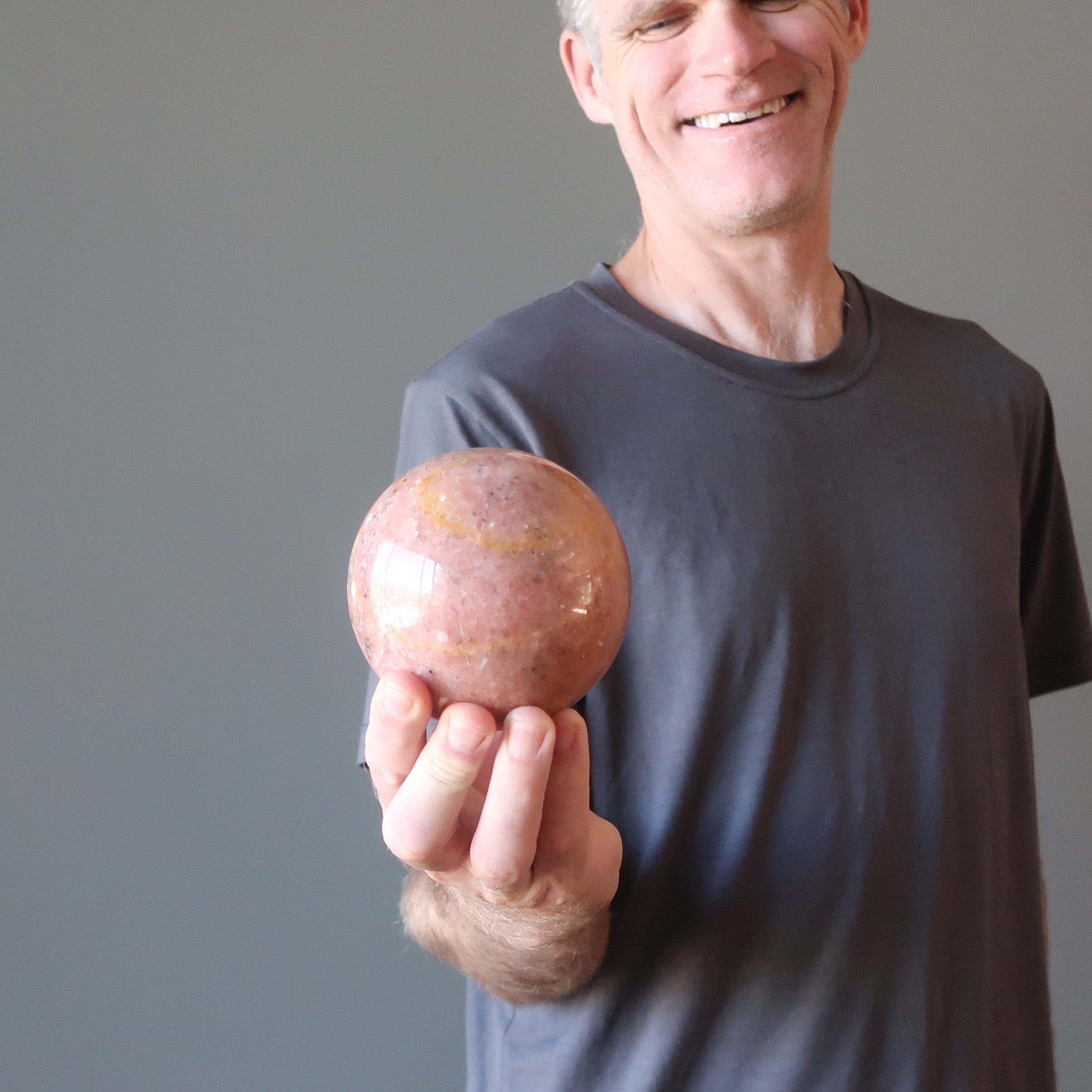 Pink Aventurine Sphere Sweet Attraction Happy Crystal Ball