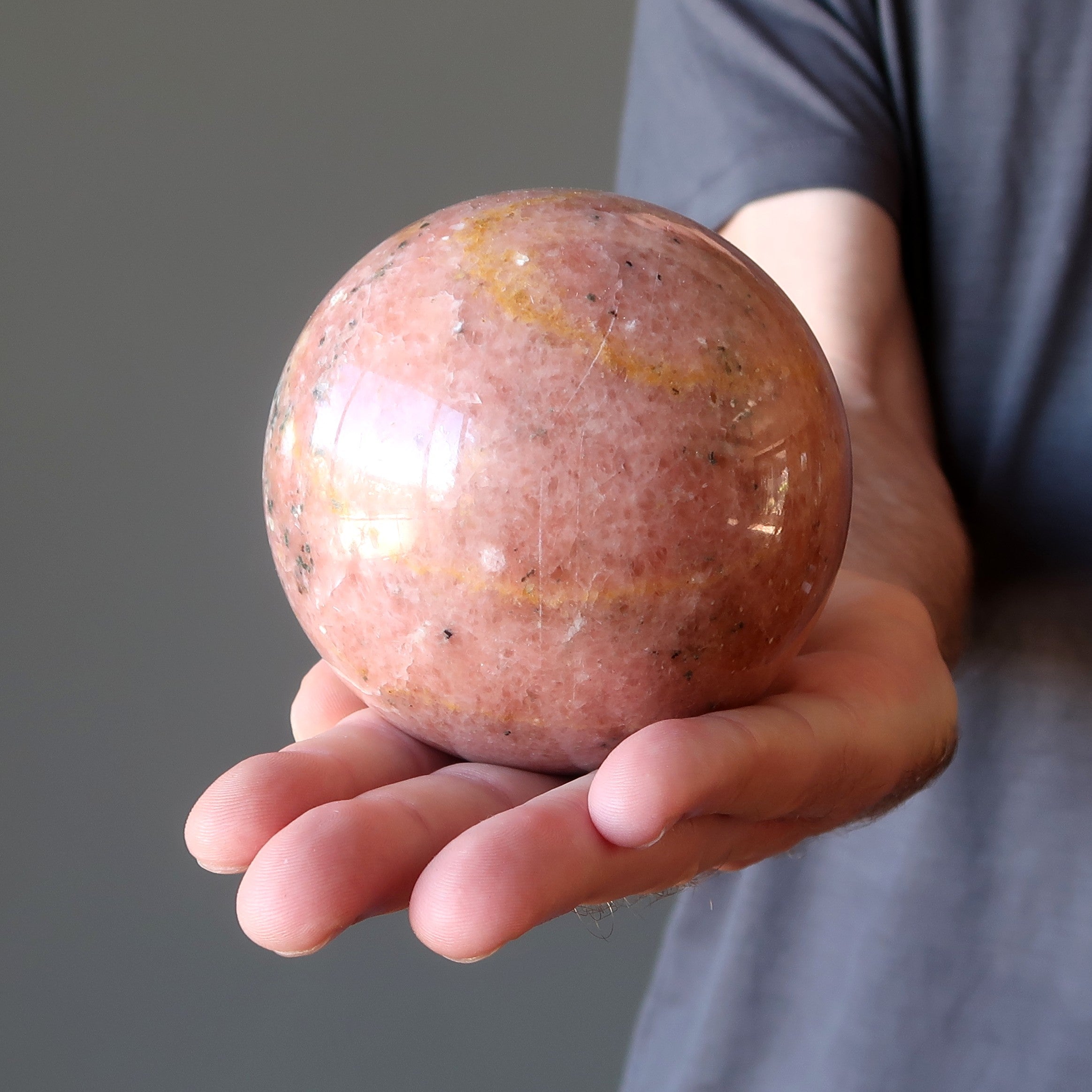 Pink Aventurine Sphere Sweet Attraction Happy Crystal Ball