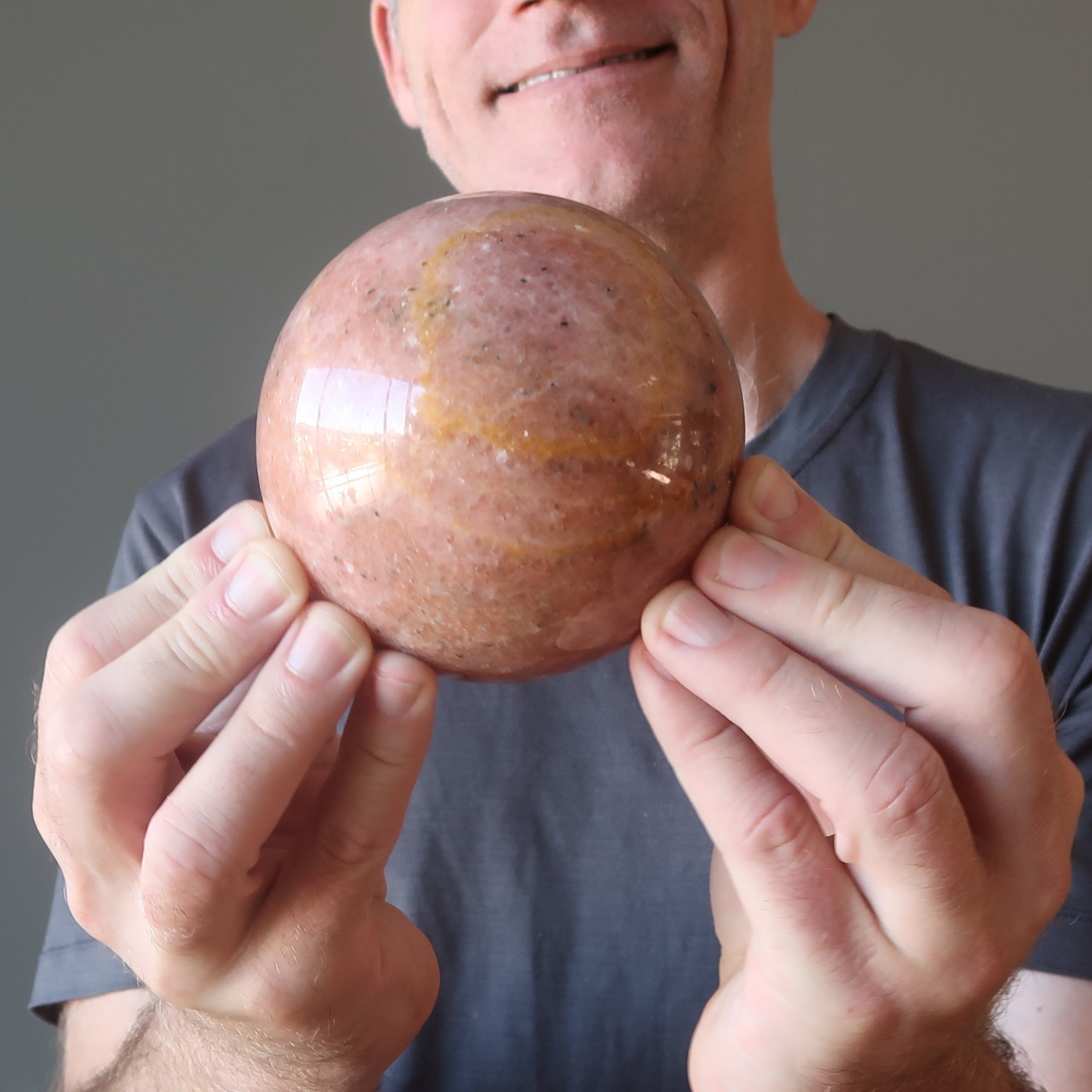 Pink Aventurine Sphere Sweet Attraction Happy Crystal Ball