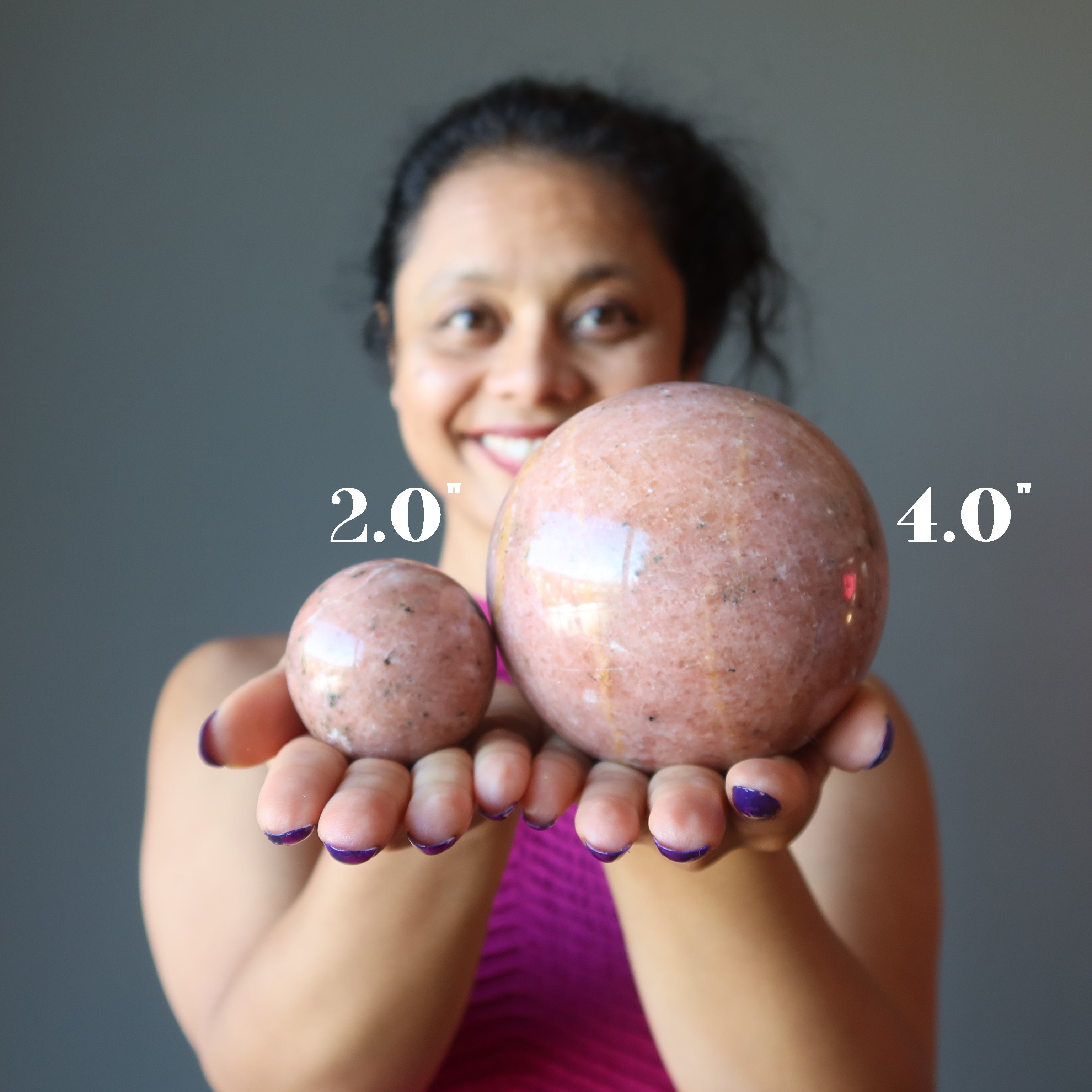 Pink Aventurine Sphere Sweet Attraction Happy Crystal Ball