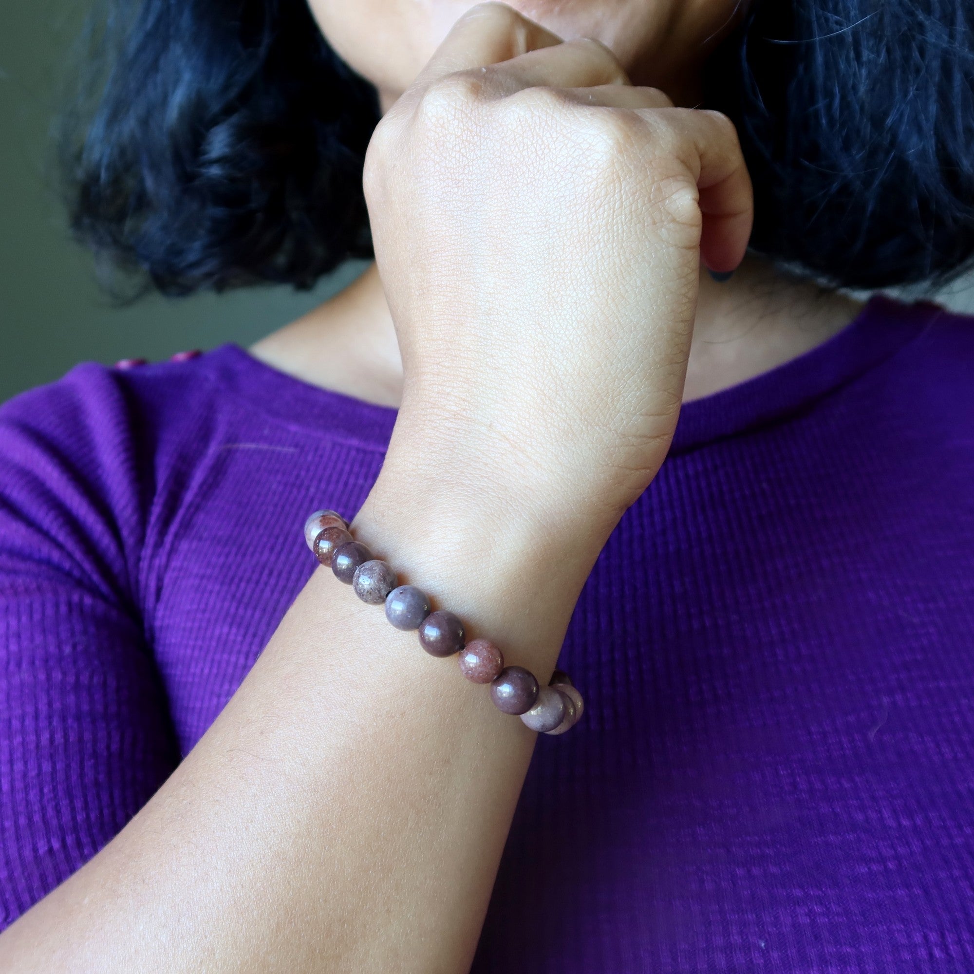 Purple Aventurine Bracelet Rich in Spirit Stone