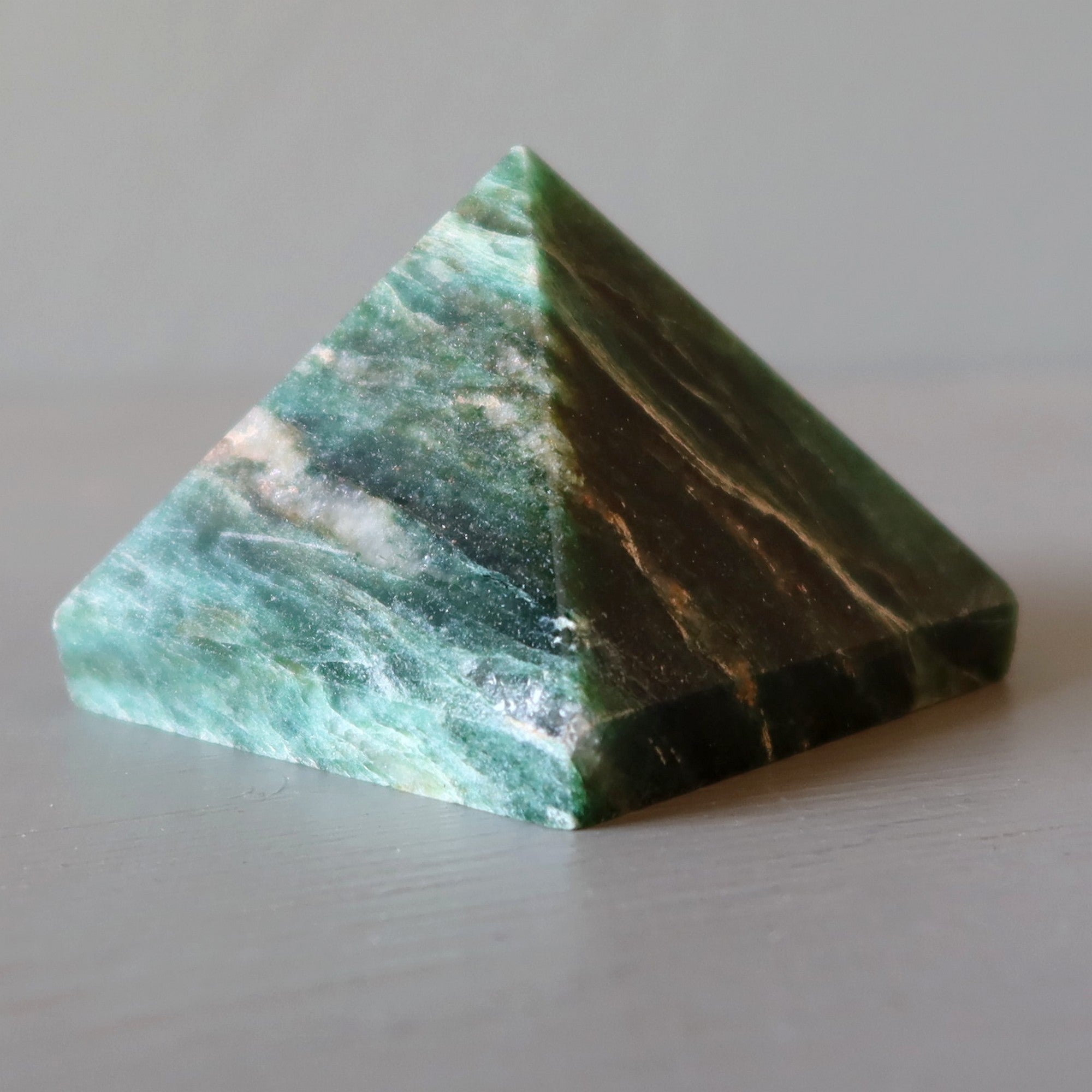 Green Aventurine Pyramid Abundance Amplifier Crystal