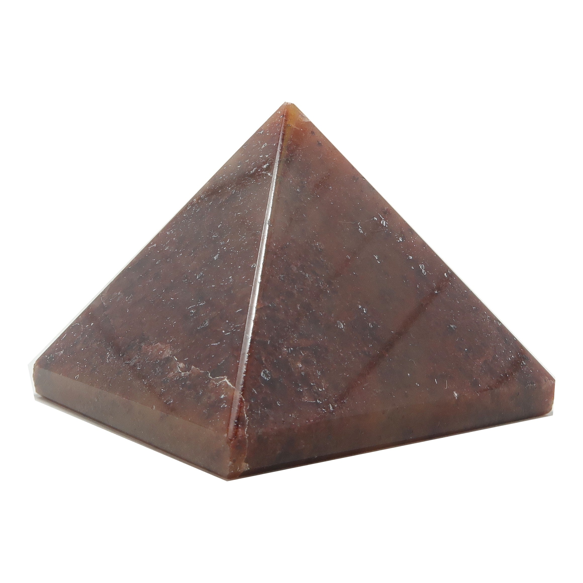 Roter Aventurin Pyramide Naturtundra Kristall