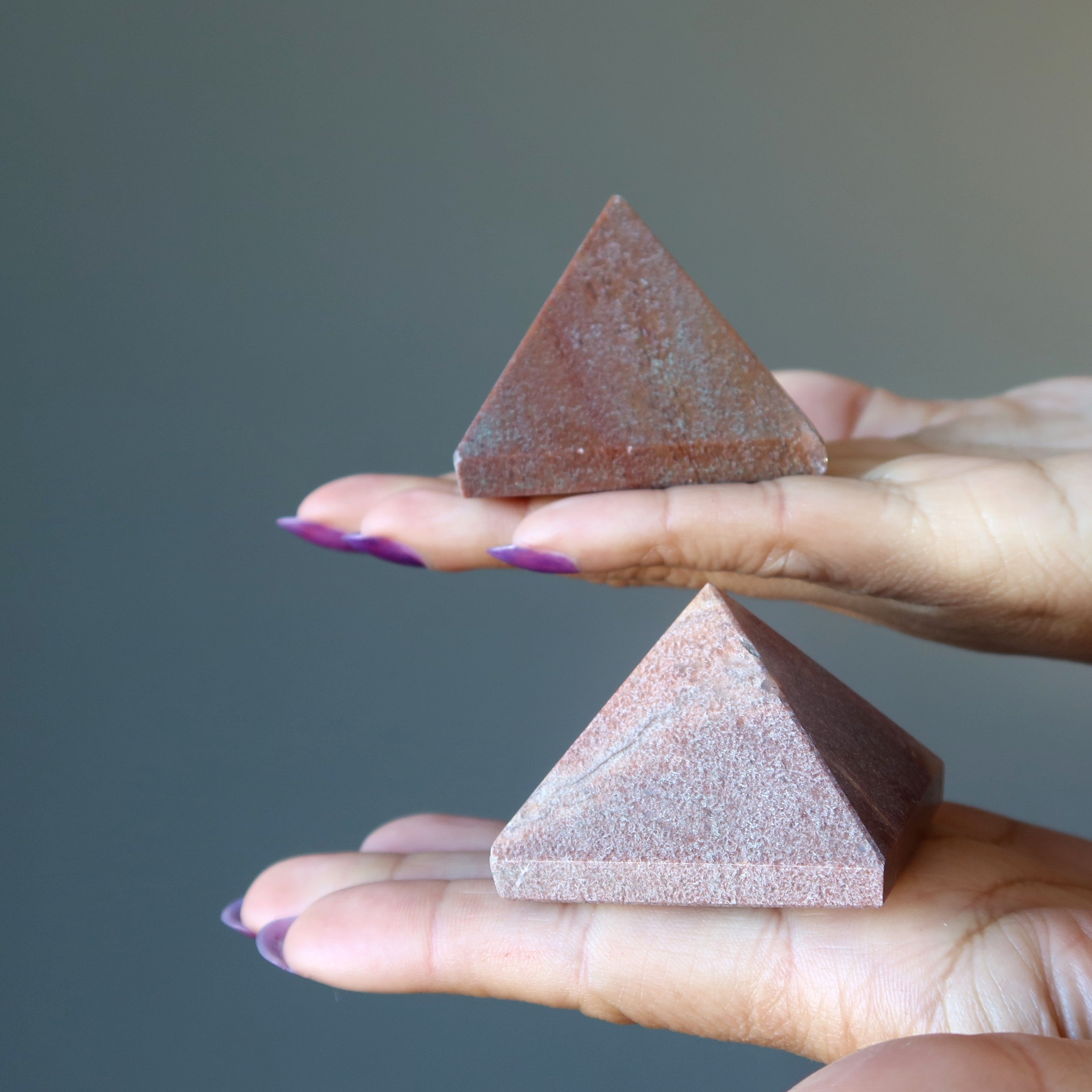 Pink Aventurine Pyramid Abundance Power Stone