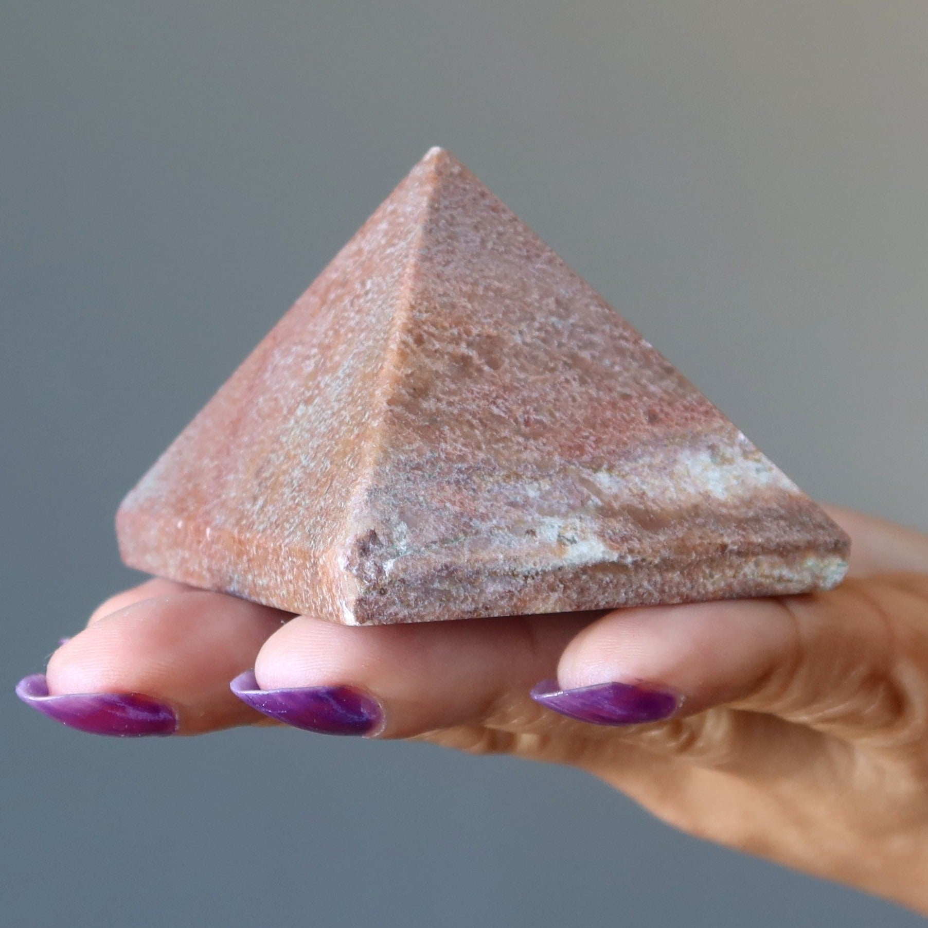 Pink Aventurine Pyramid Abundance Power Stone