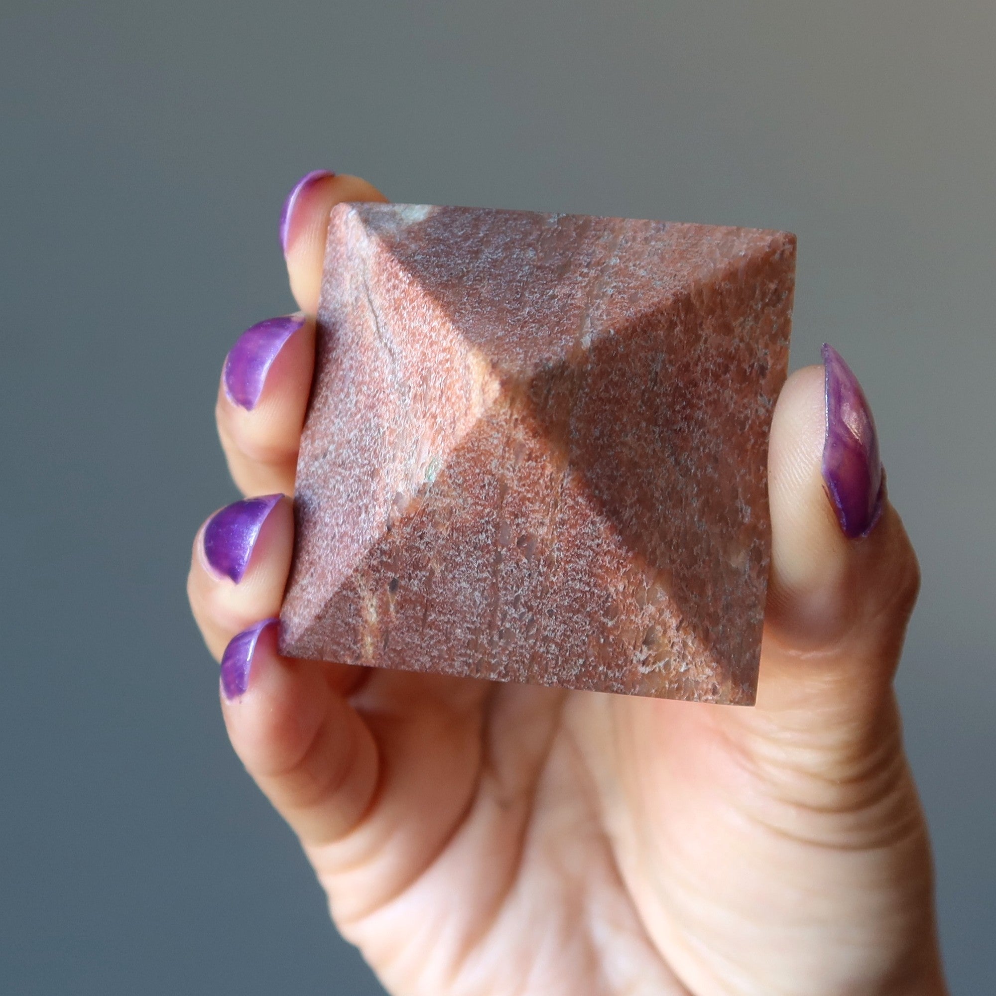 Pink Aventurine Pyramid Abundance Power Stone