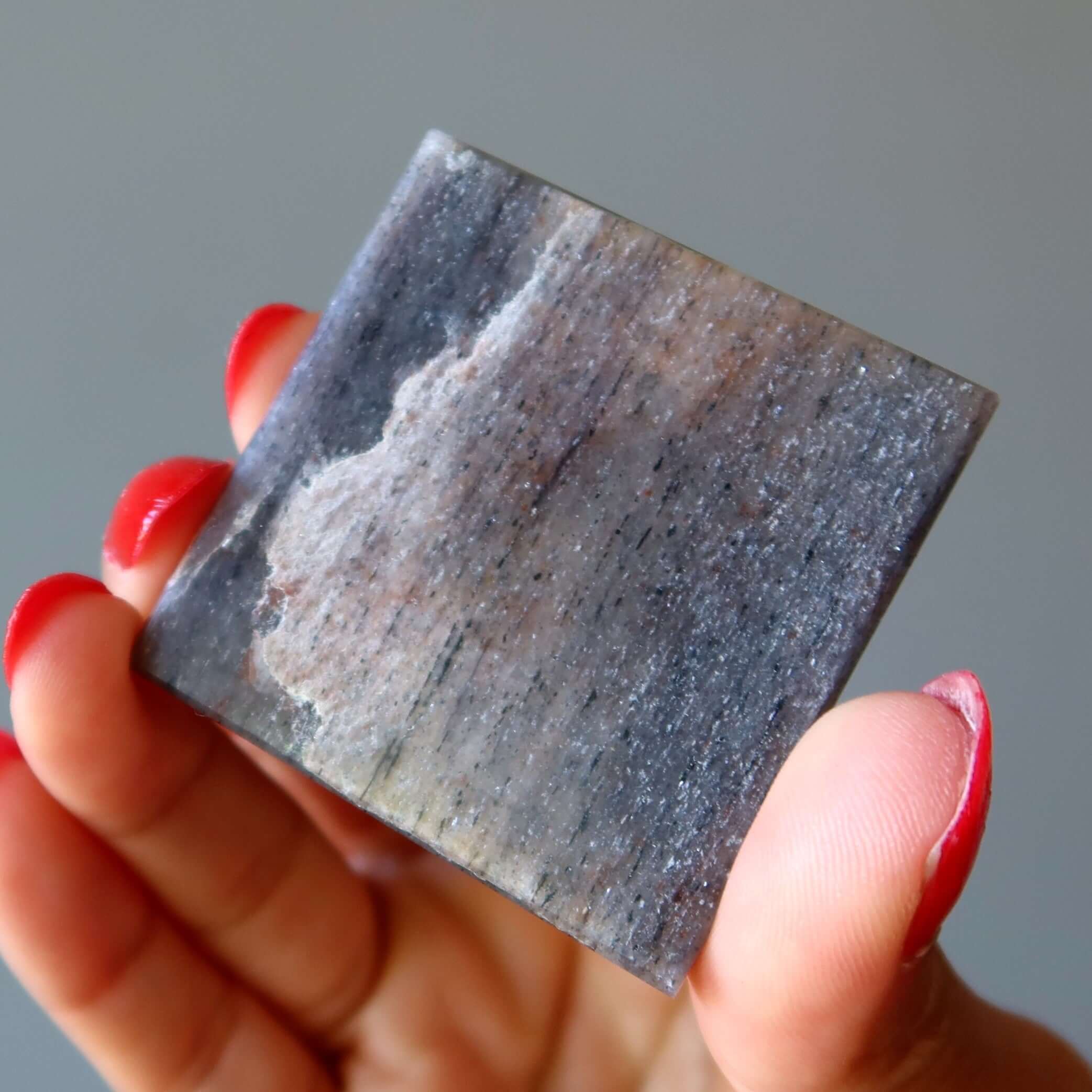 Stormy Gray Aventurine Pyramid Spiritual Utopia